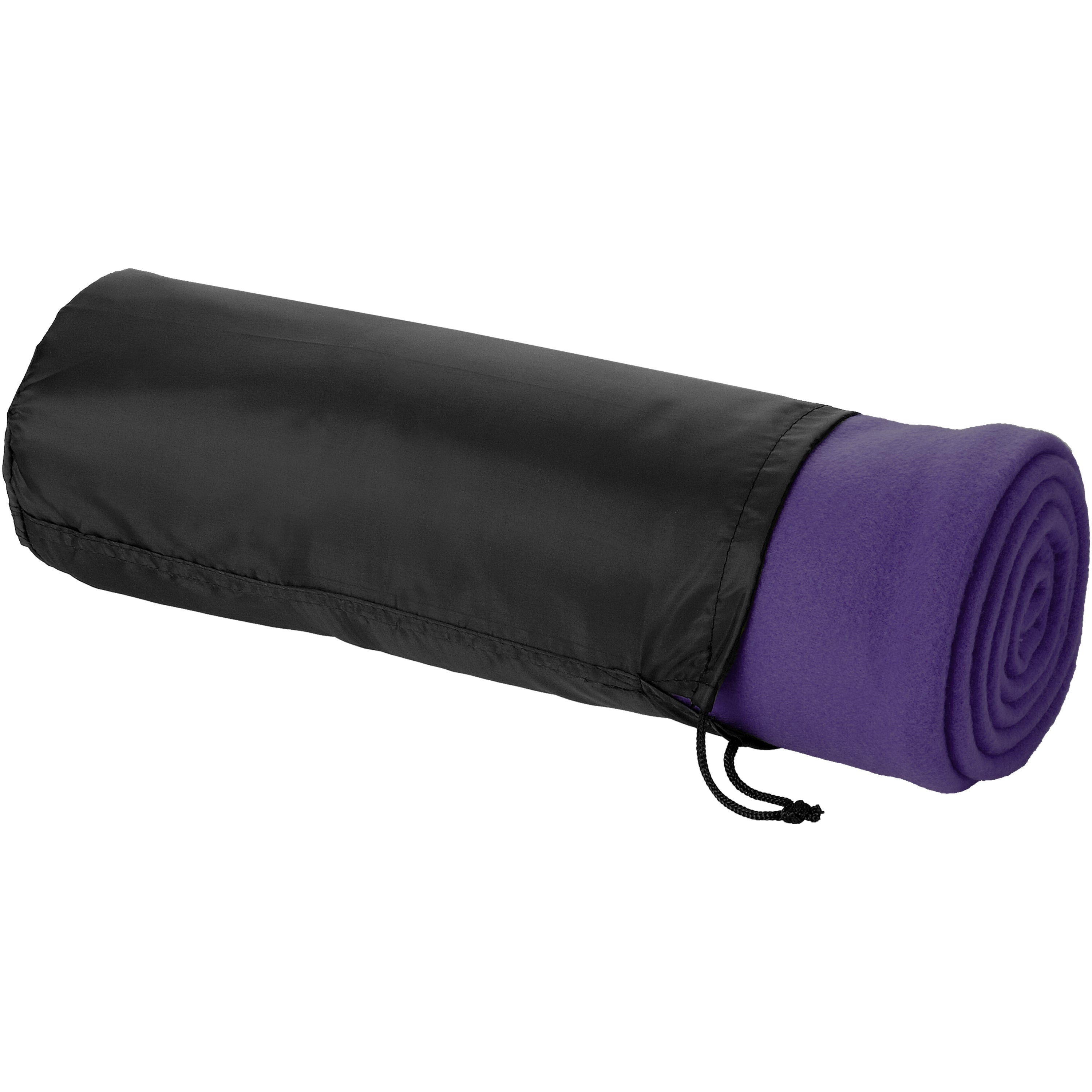 Polar Fleece Plaid Blanket and Carry Pouch