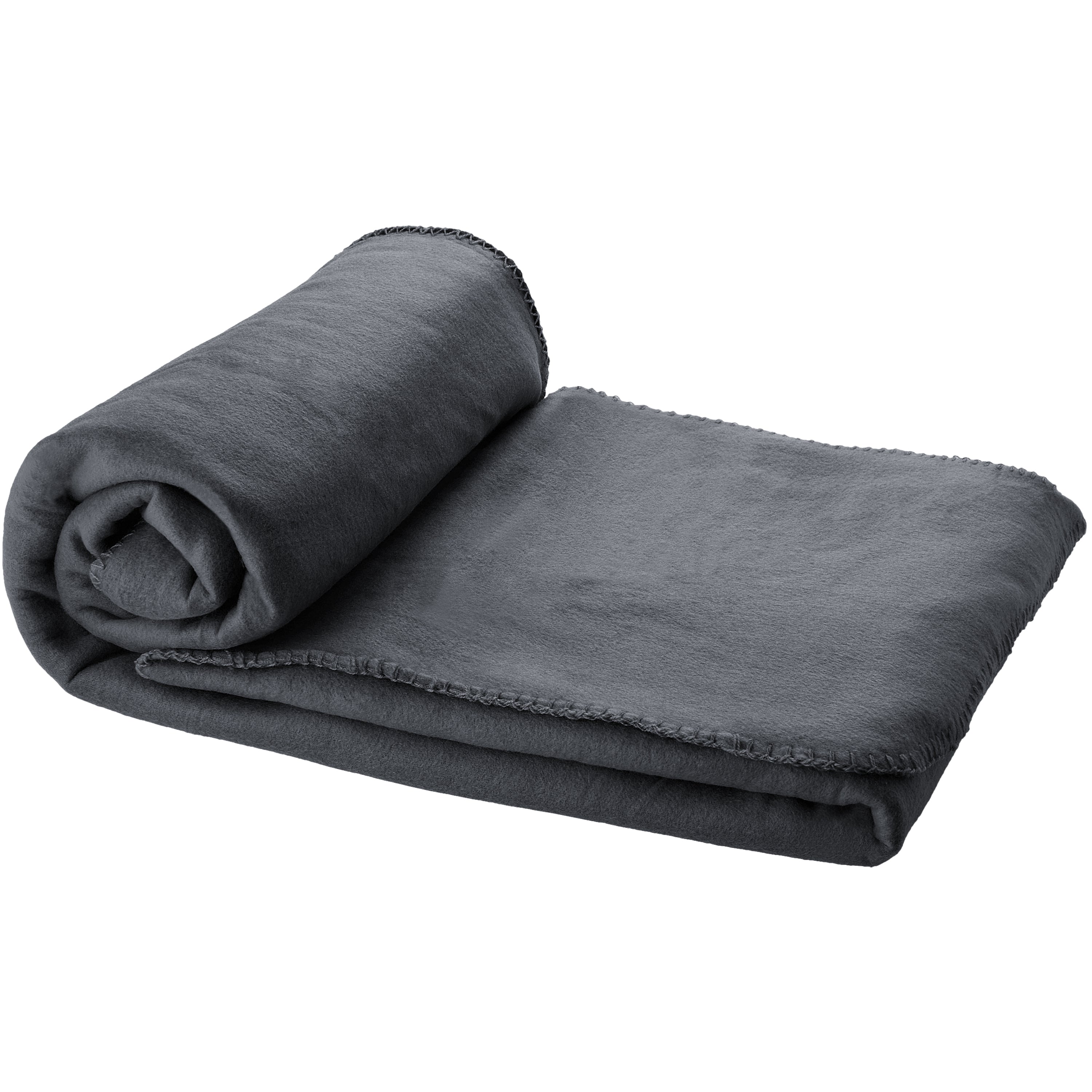 Polar Fleece Plaid Blanket and Carry Pouch