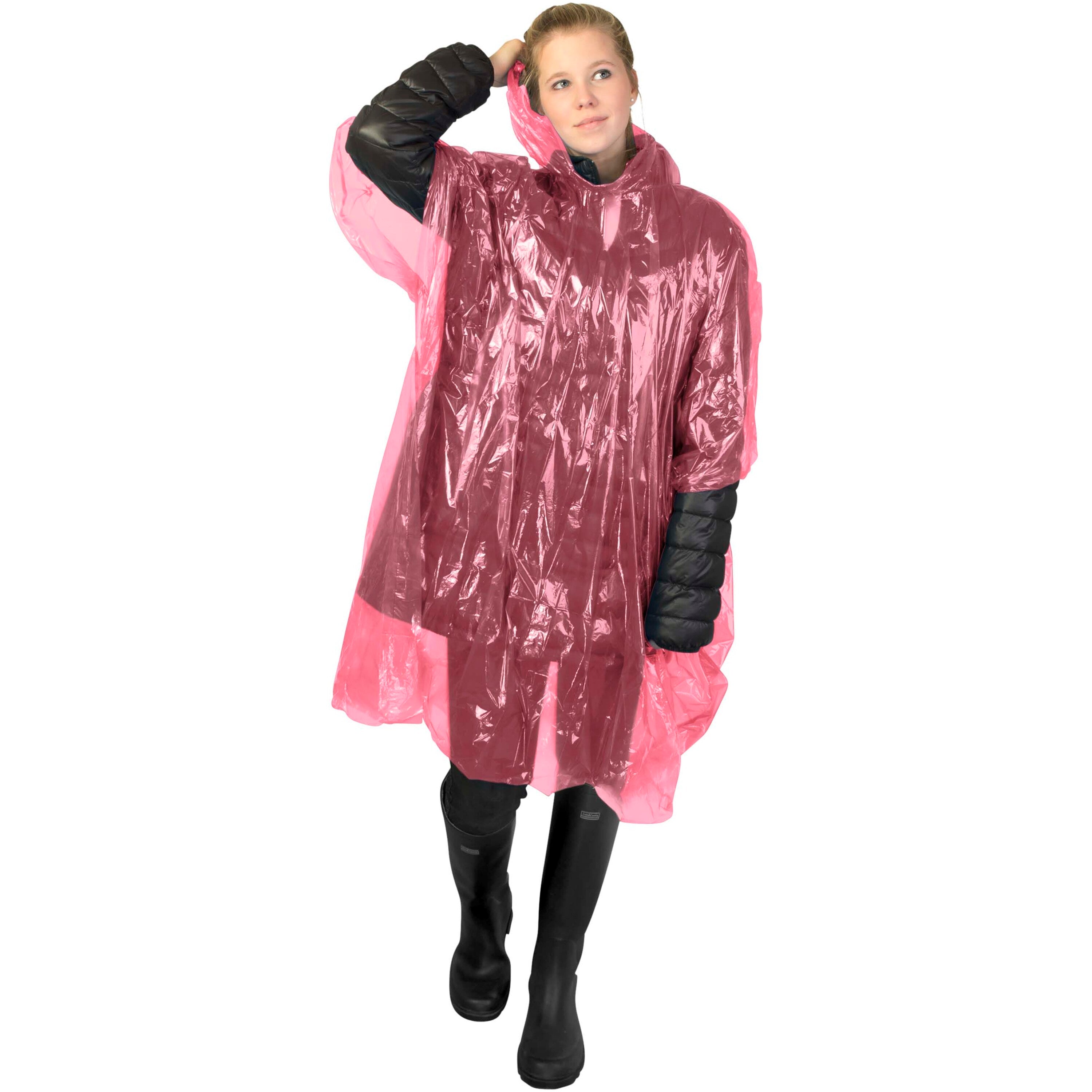 Ziva Rain Poncho with Storage Pouch