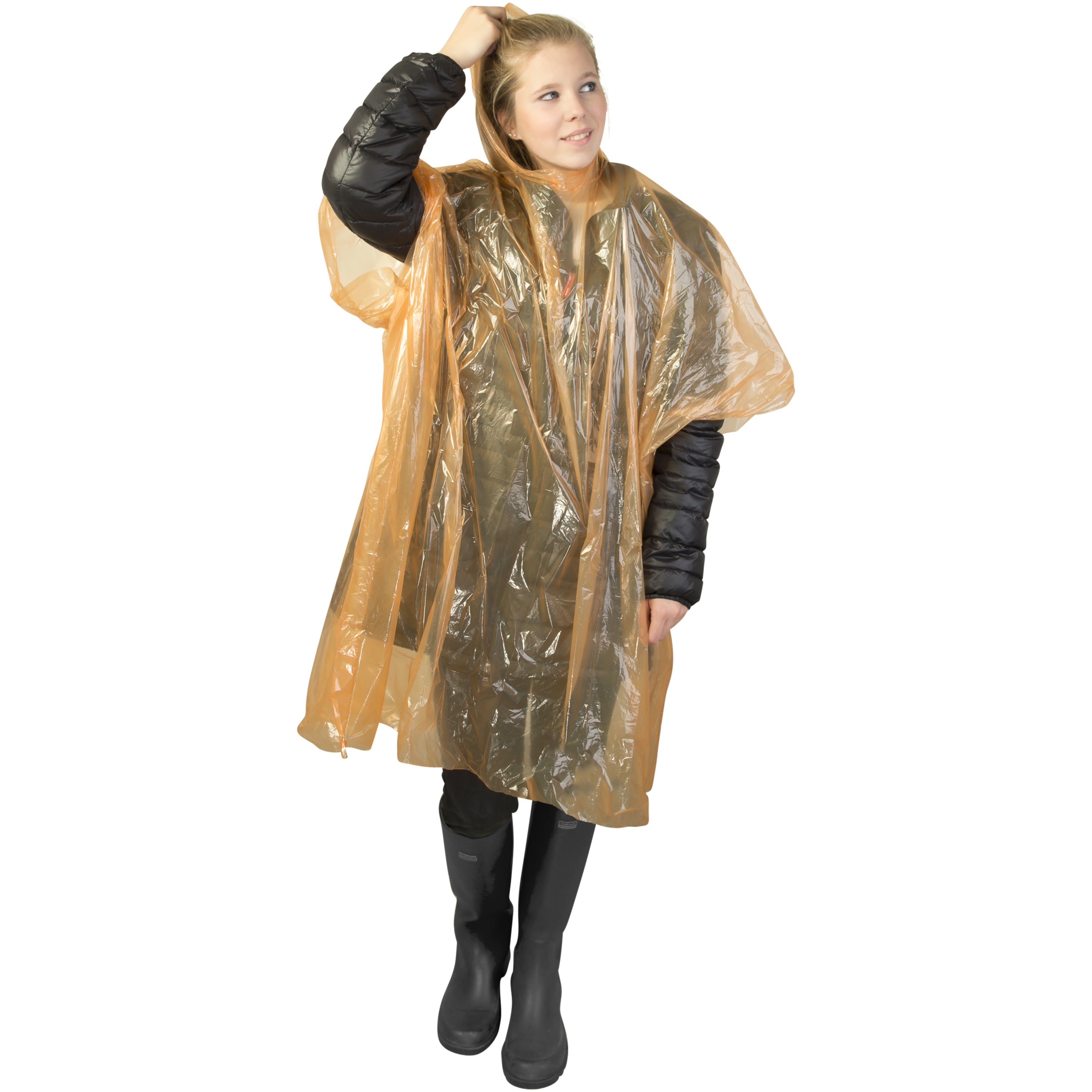 Ziva Rain Poncho with Storage Pouch