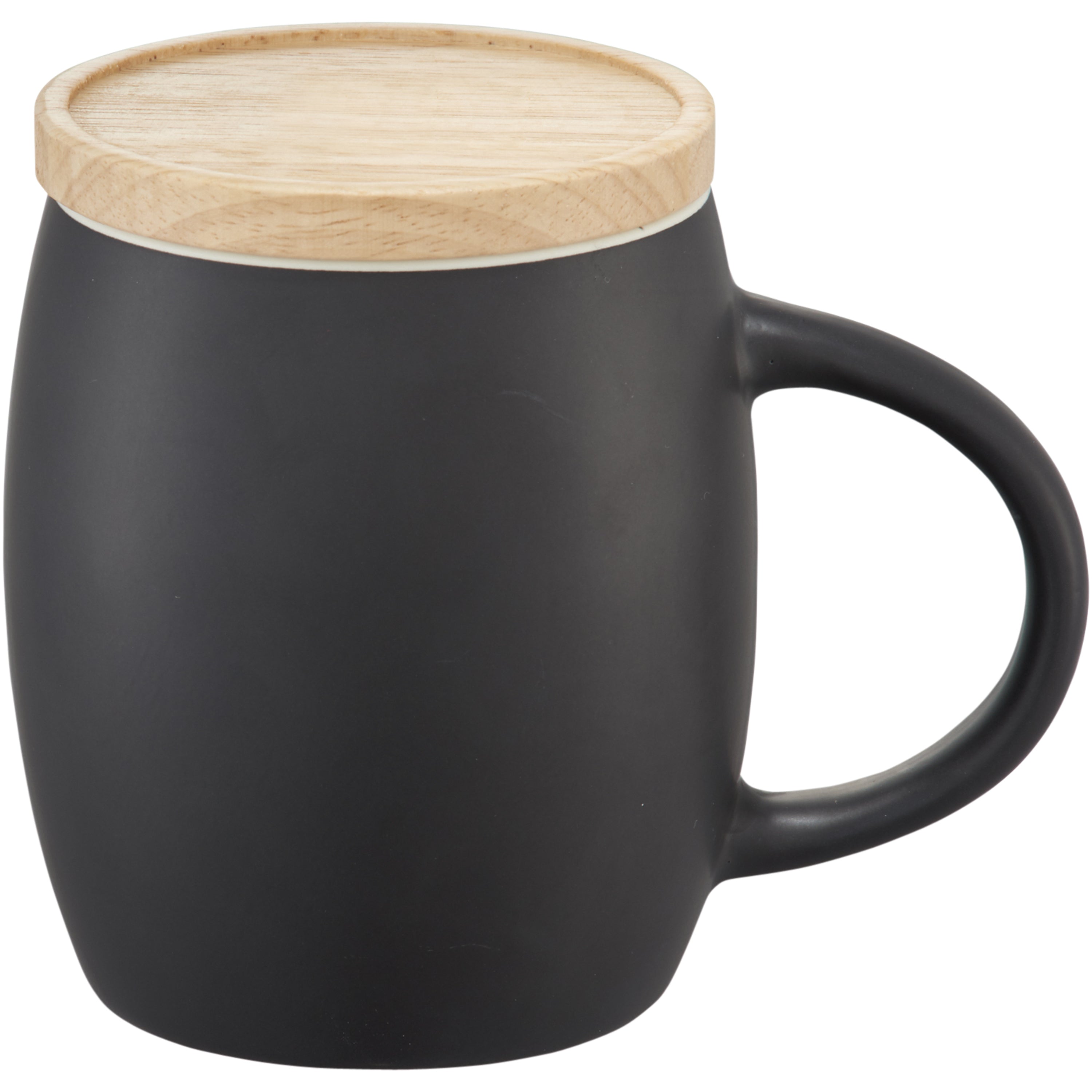 Hearth 400ml Ceramic Mug and Wooden Coaster