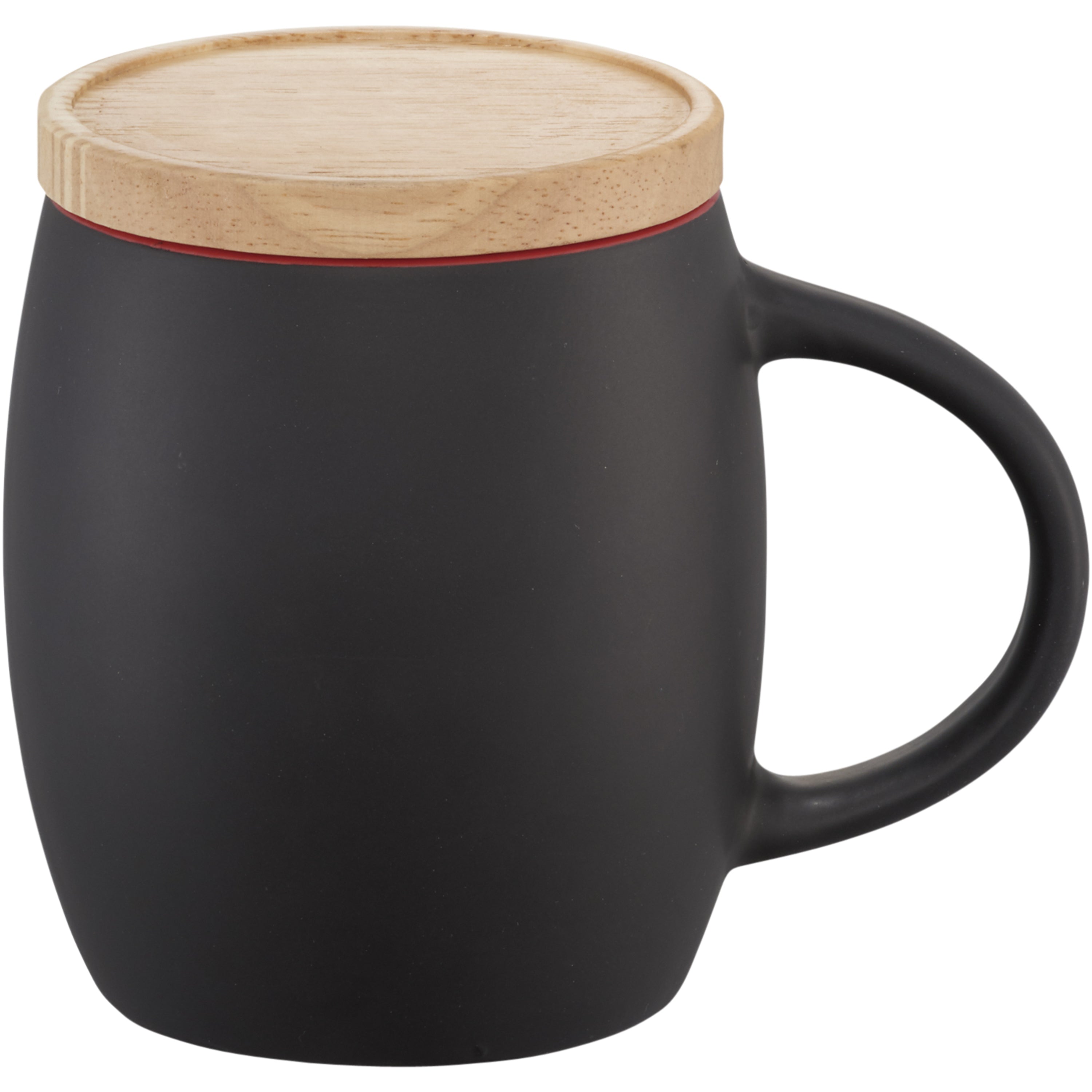 Hearth 400ml Ceramic Mug and Wooden Coaster