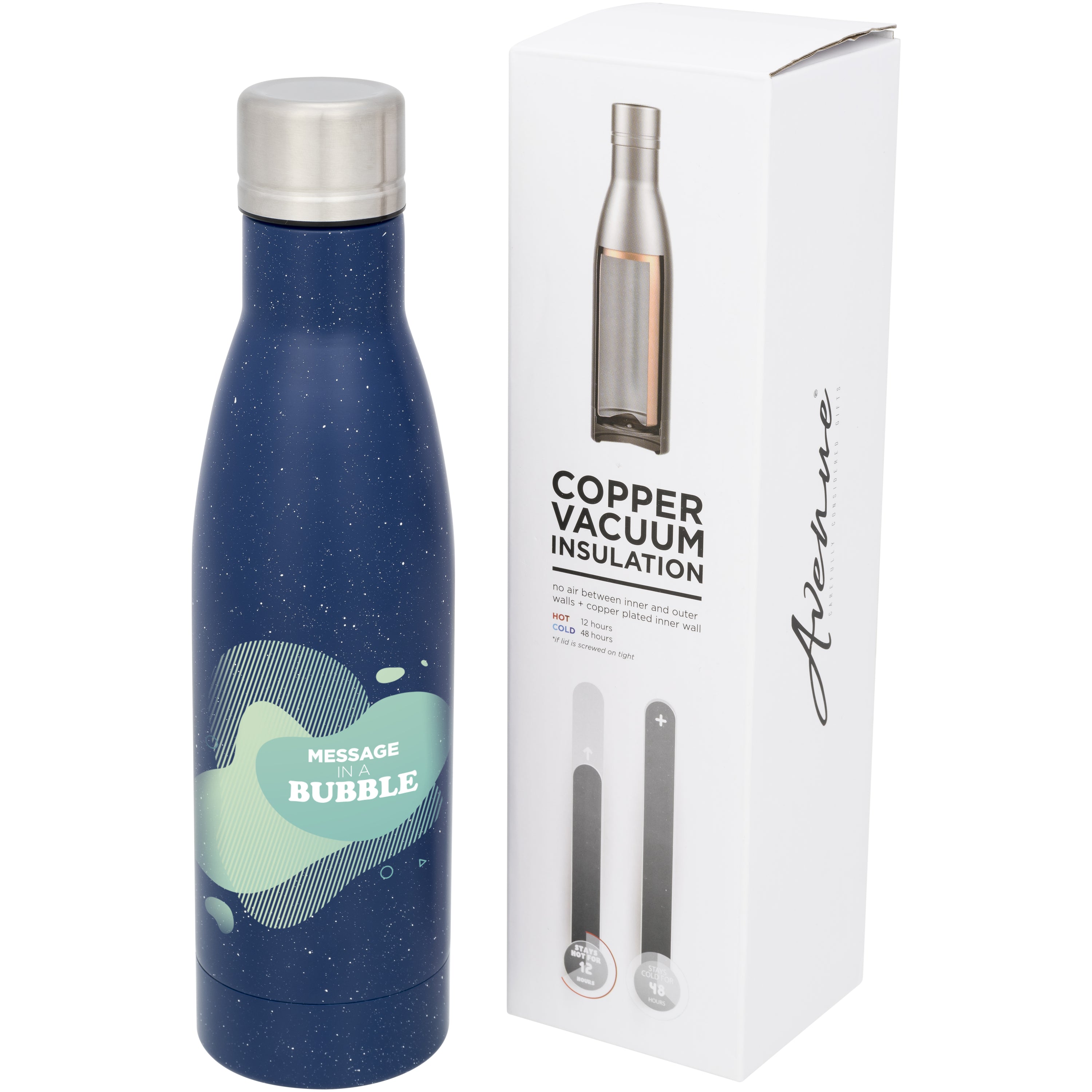 Speckled Copper Insulated Drinks Bottle