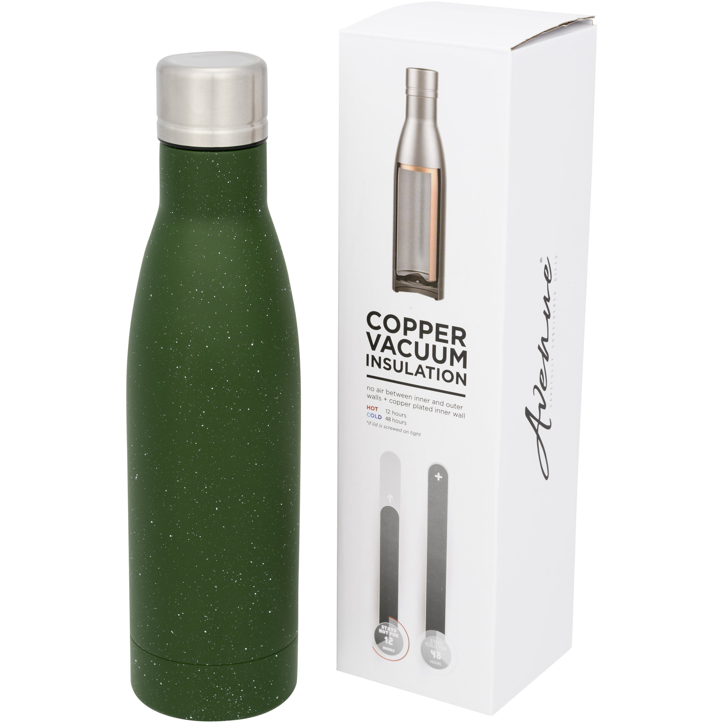 Speckled Copper Insulated Drinks Bottle