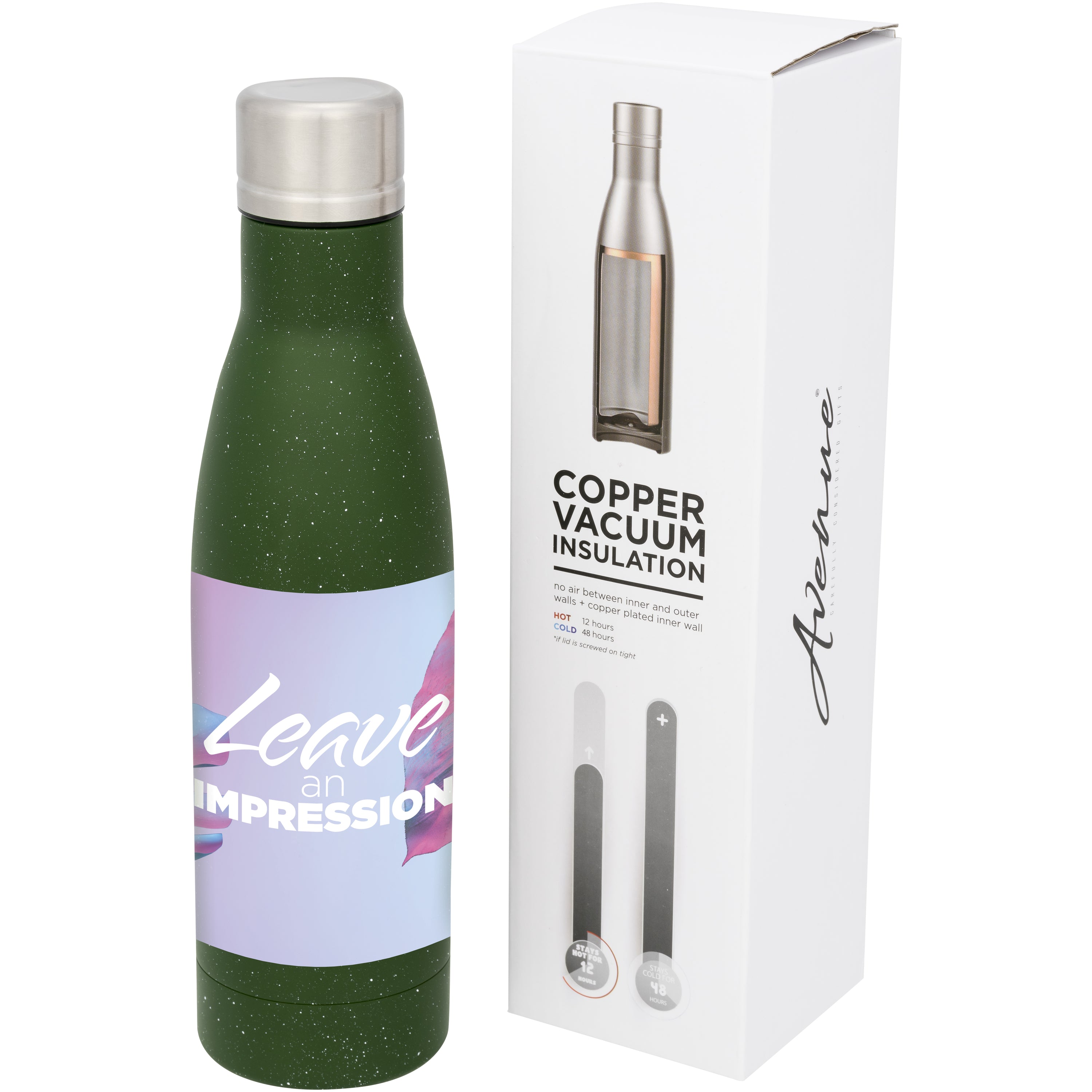 Speckled Copper Insulated Drinks Bottle