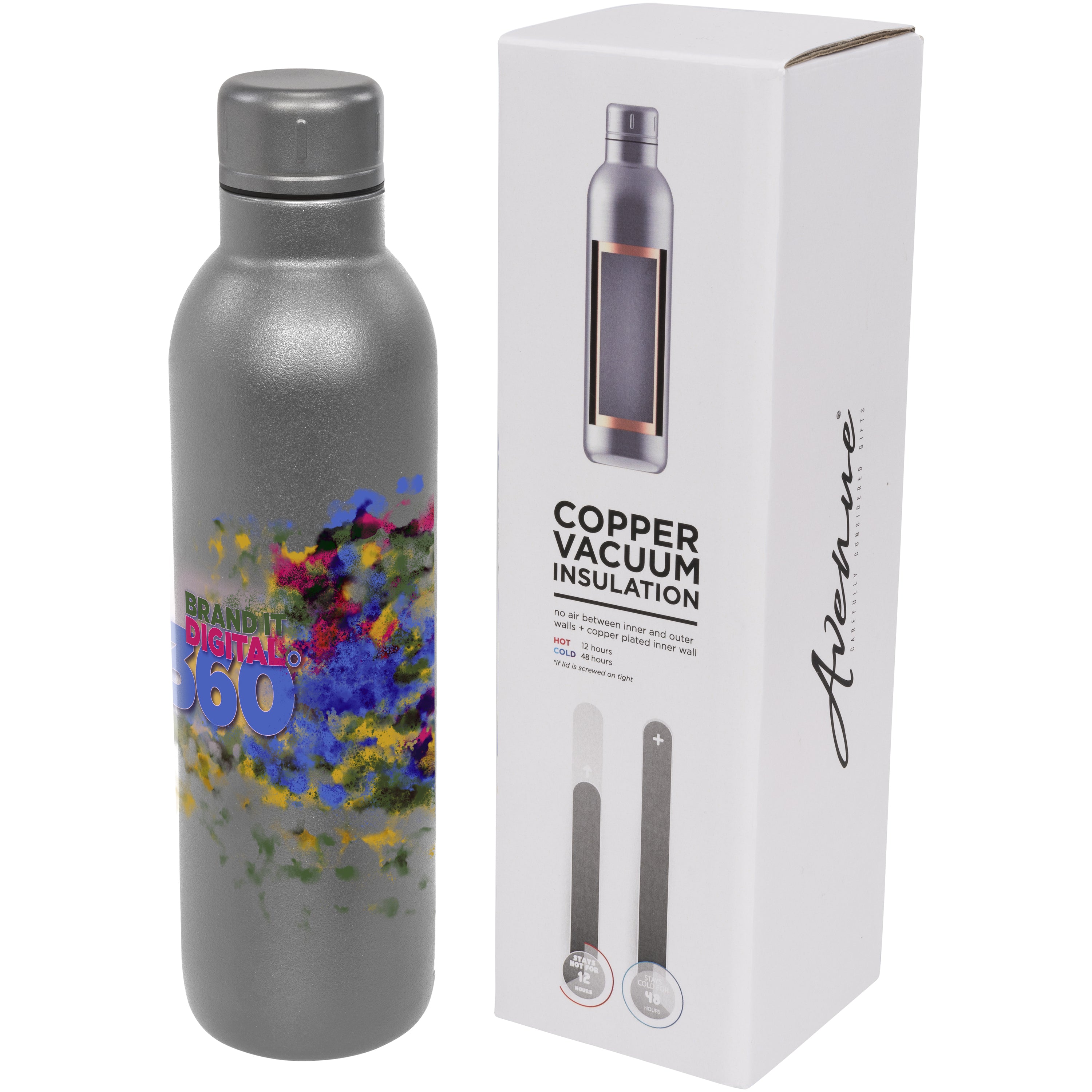 Double Walled Water Bottle with Copper Insulation