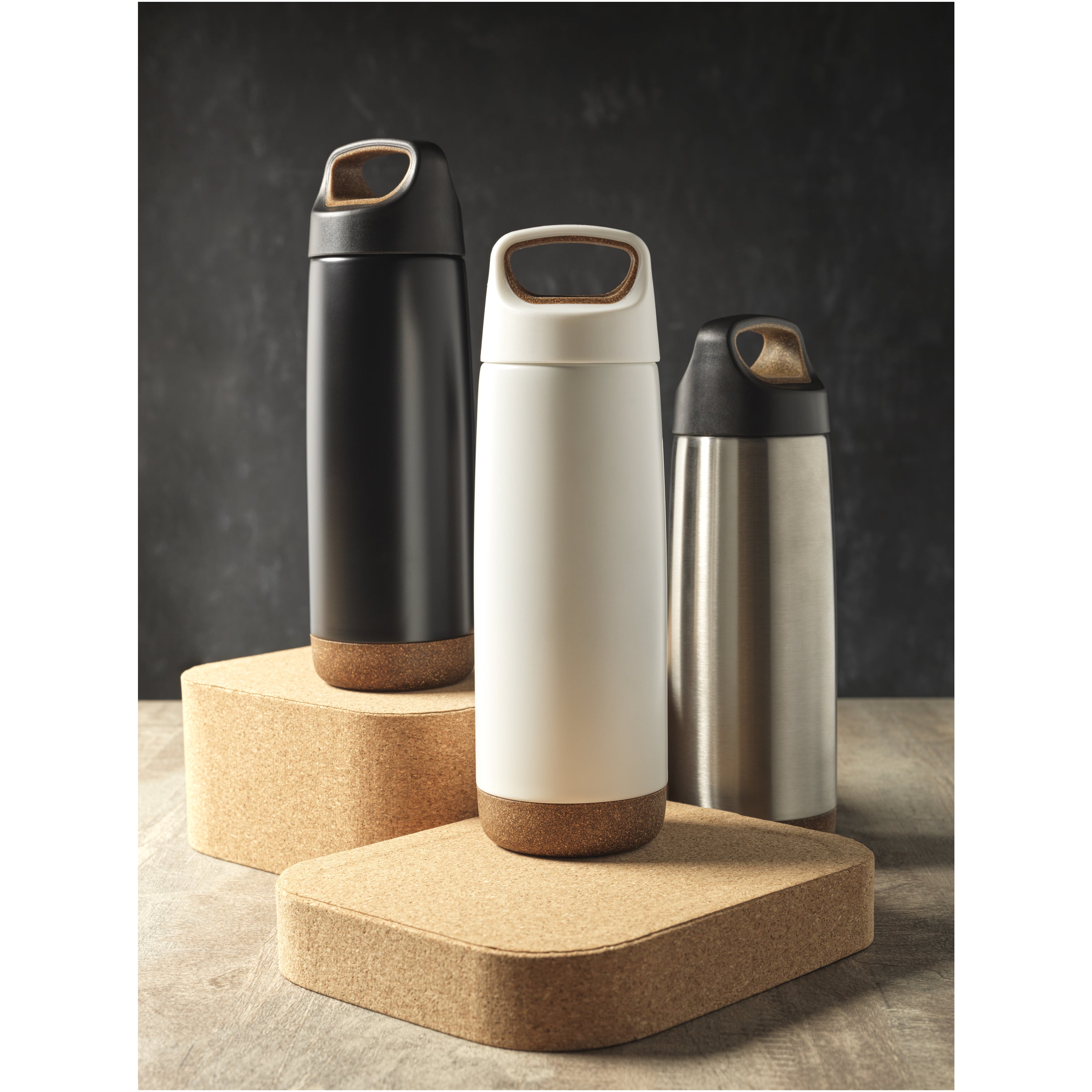 Valhalla 600ml Cork Trim Copper Insulated Bottle