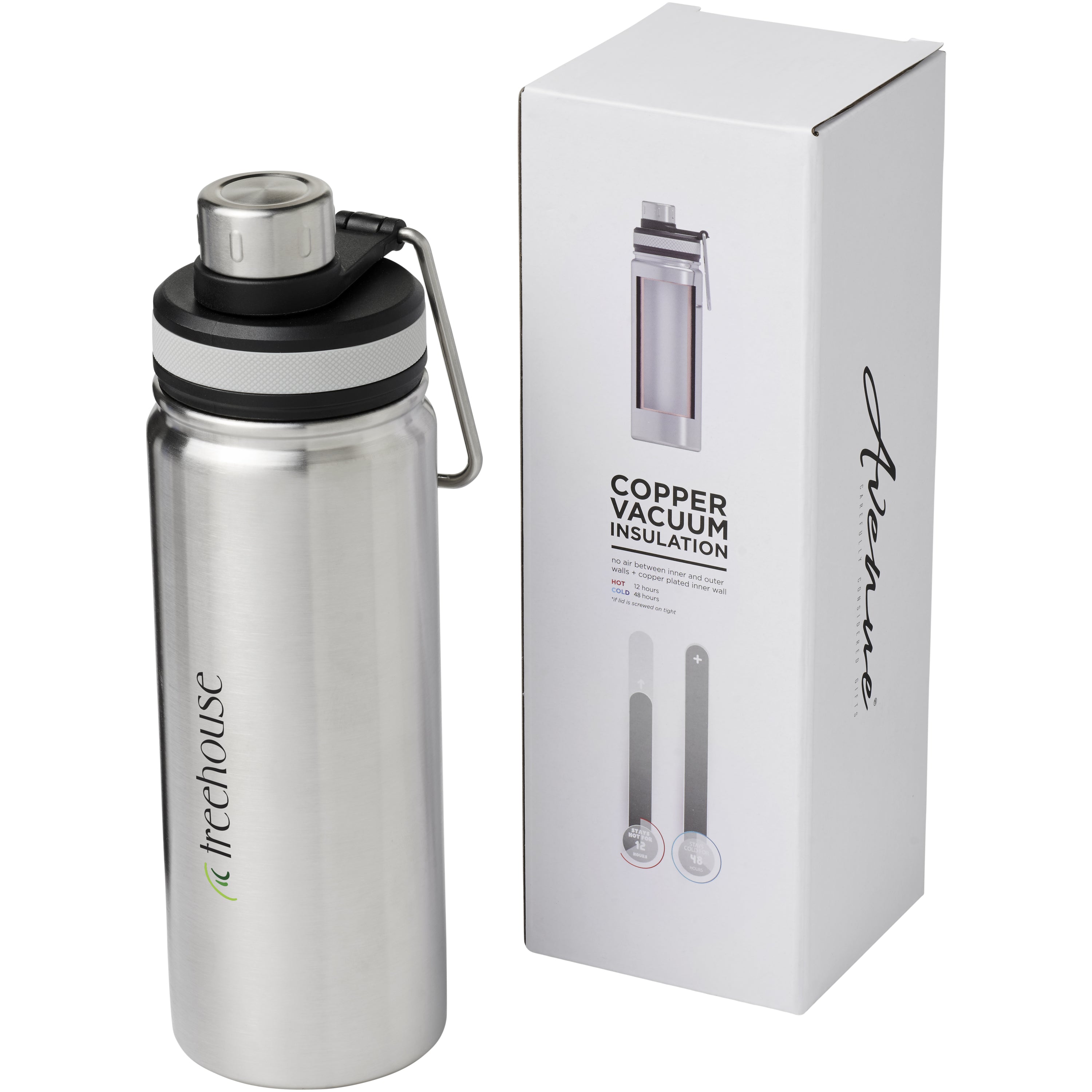 Gessi 590ml Copper Vacuum Insulated Sport Bottle