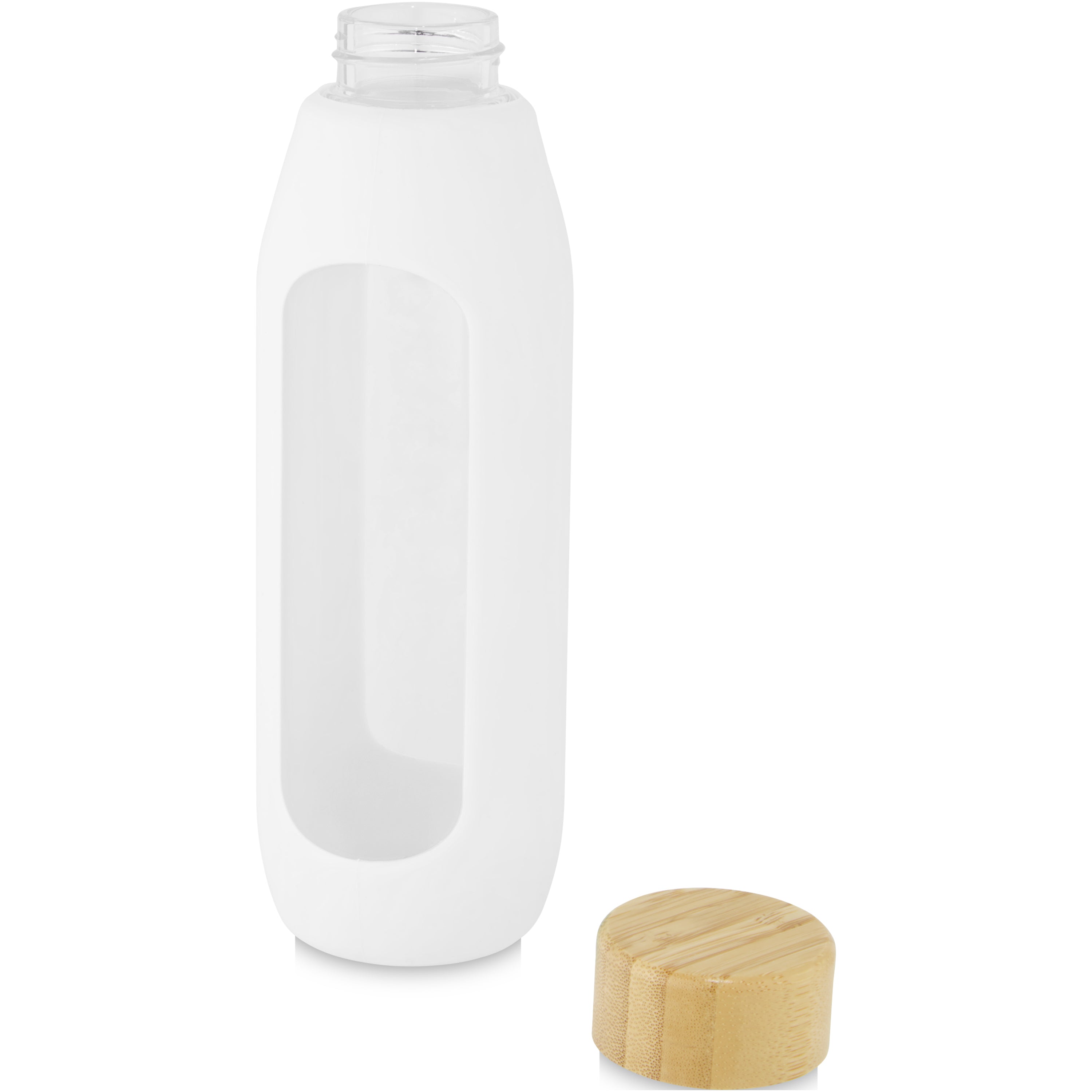 Tidan 600ml Glass Bottle with Silicone Grip