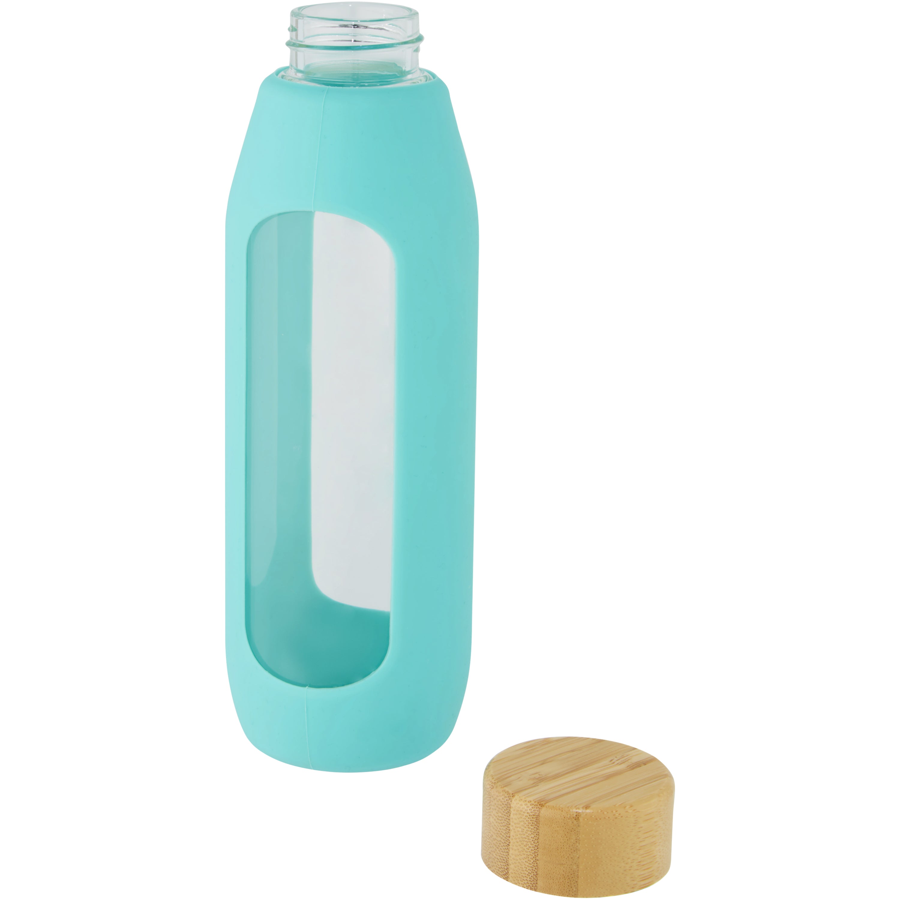 Tidan 600ml Glass Bottle with Silicone Grip