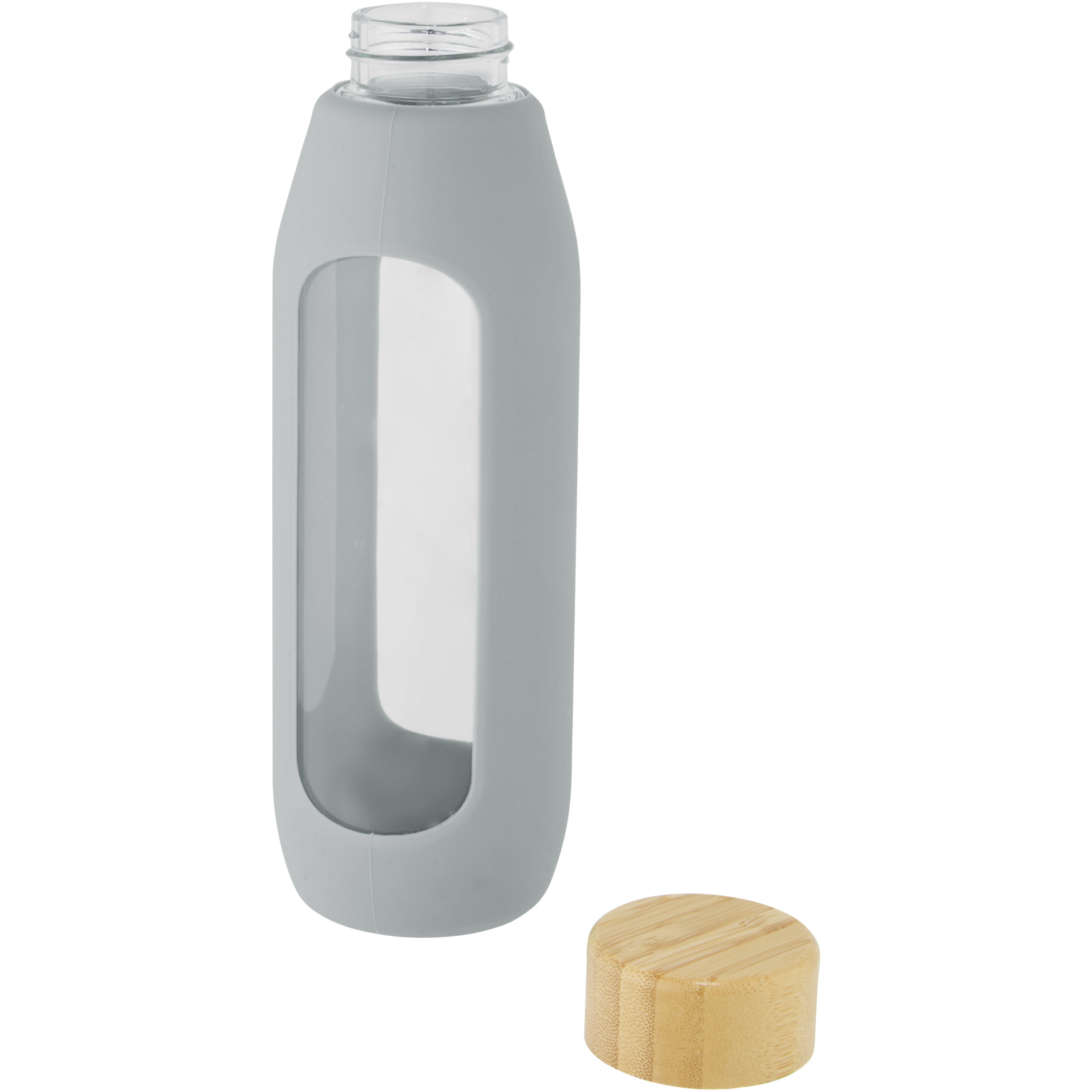 Tidan 600ml Glass Bottle with Silicone Grip