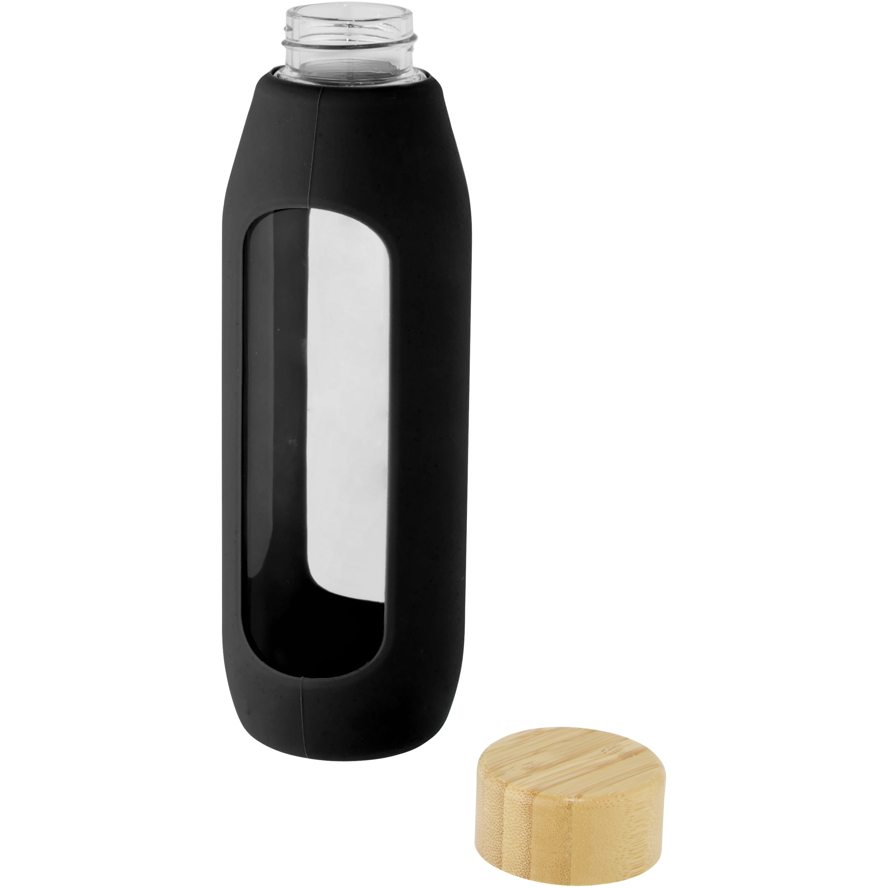 Tidan 600ml Glass Bottle with Silicone Grip