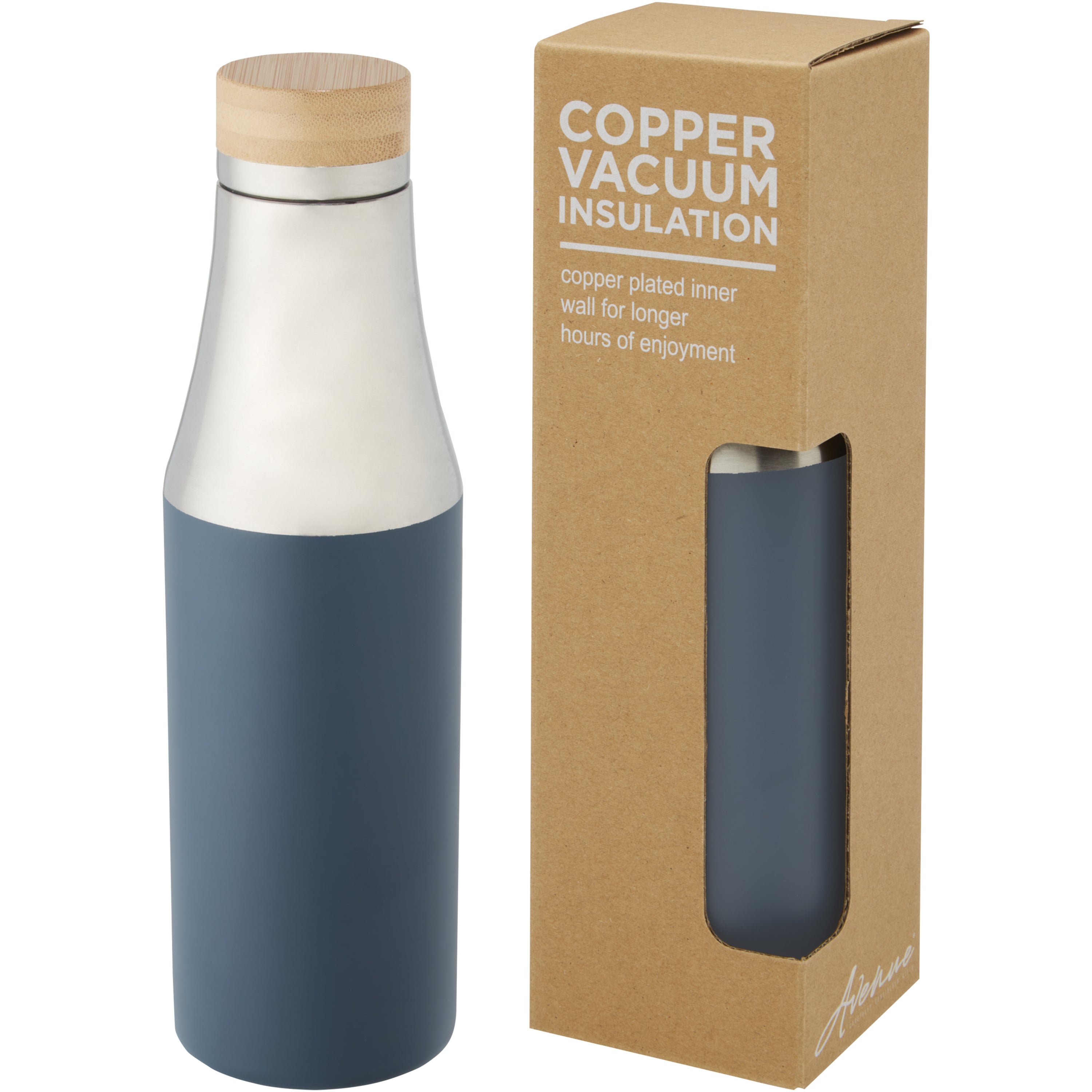 Hulan Bamboo Lid Copper Vacuum Insulated Drinks Bottle