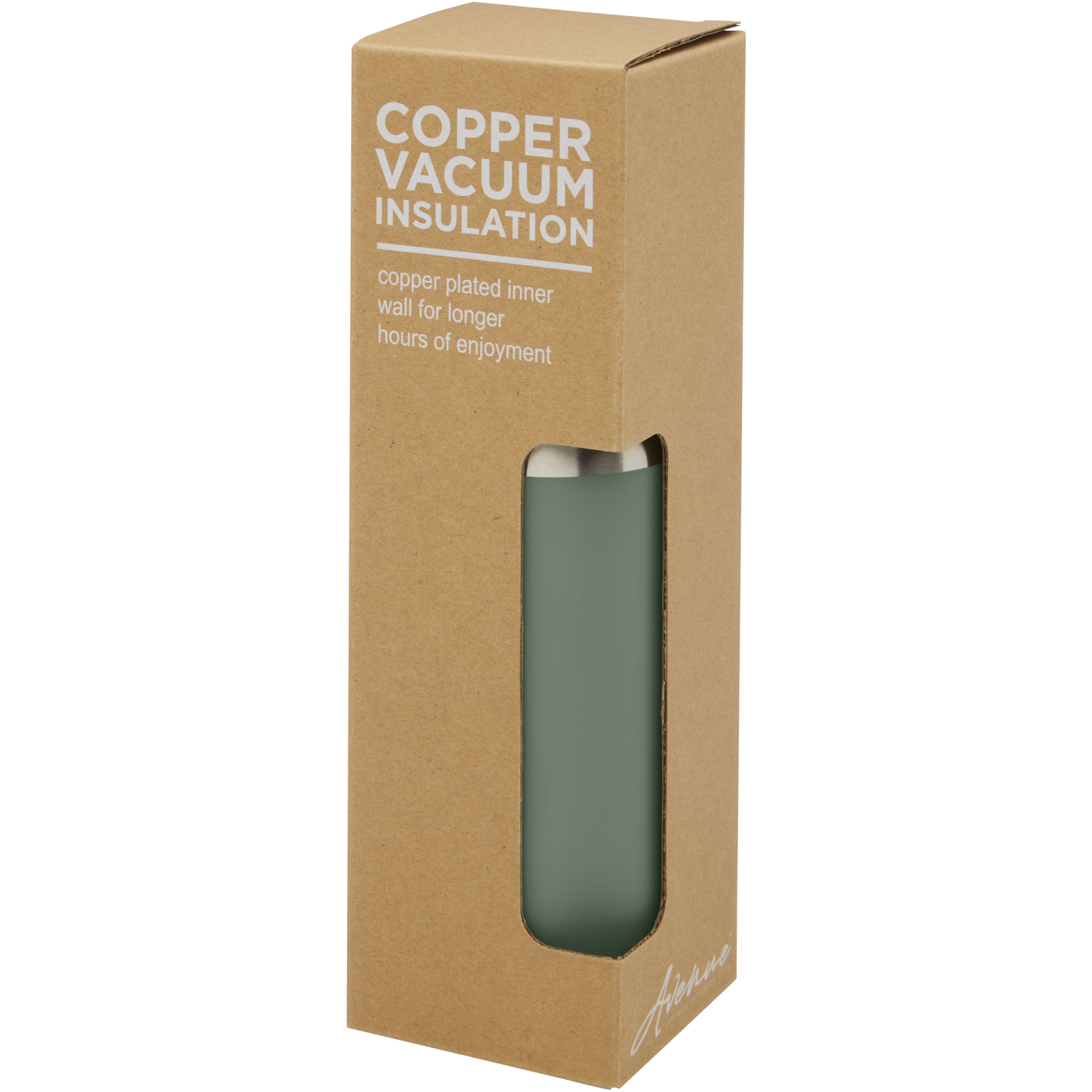 Hulan Bamboo Lid Copper Vacuum Insulated Drinks Bottle