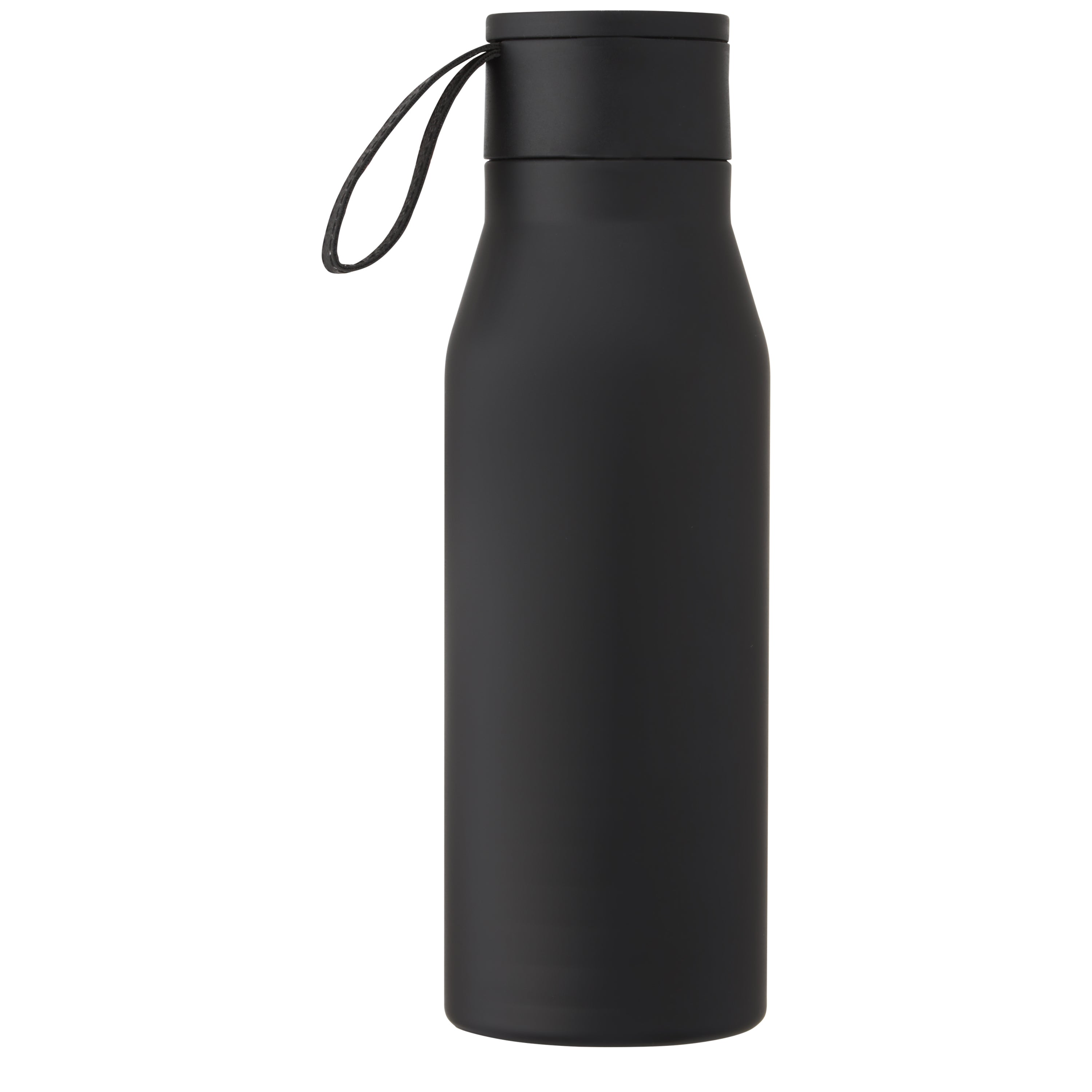 500ml Copper Insulated Water Bottle with Faux Leather Strap