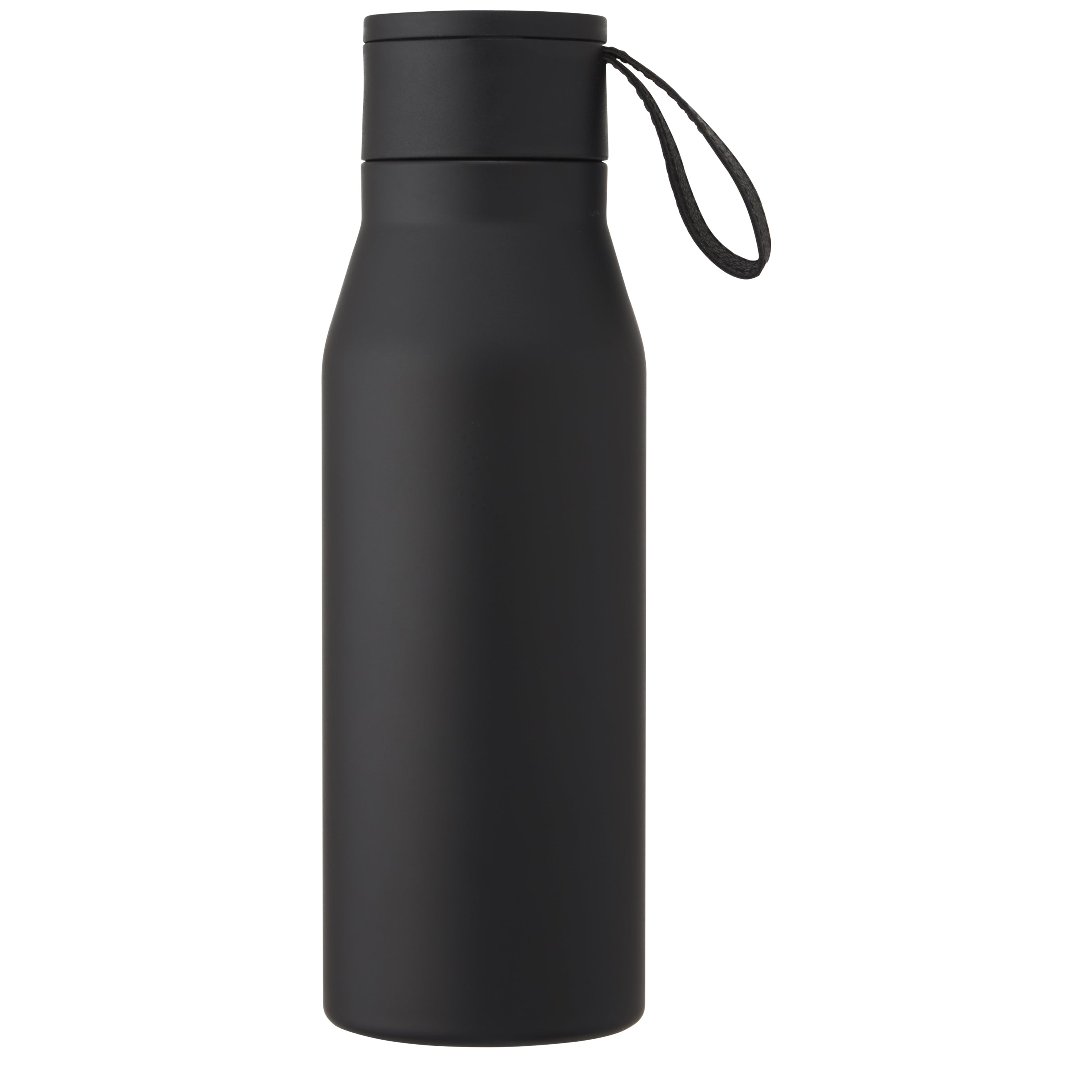500ml Copper Insulated Water Bottle with Faux Leather Strap