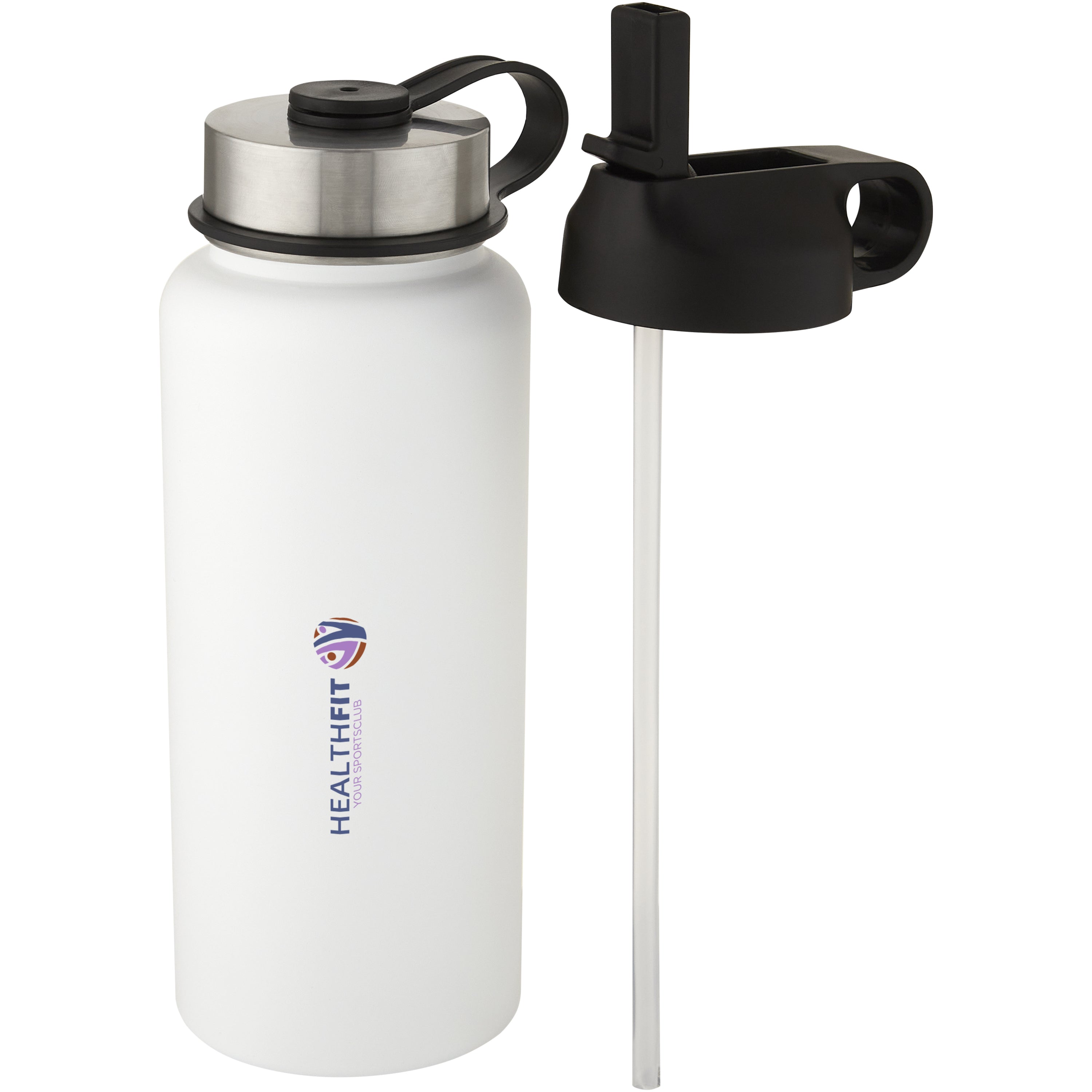 Dual Lid Copper Vacuum Insulated Sports Bottle