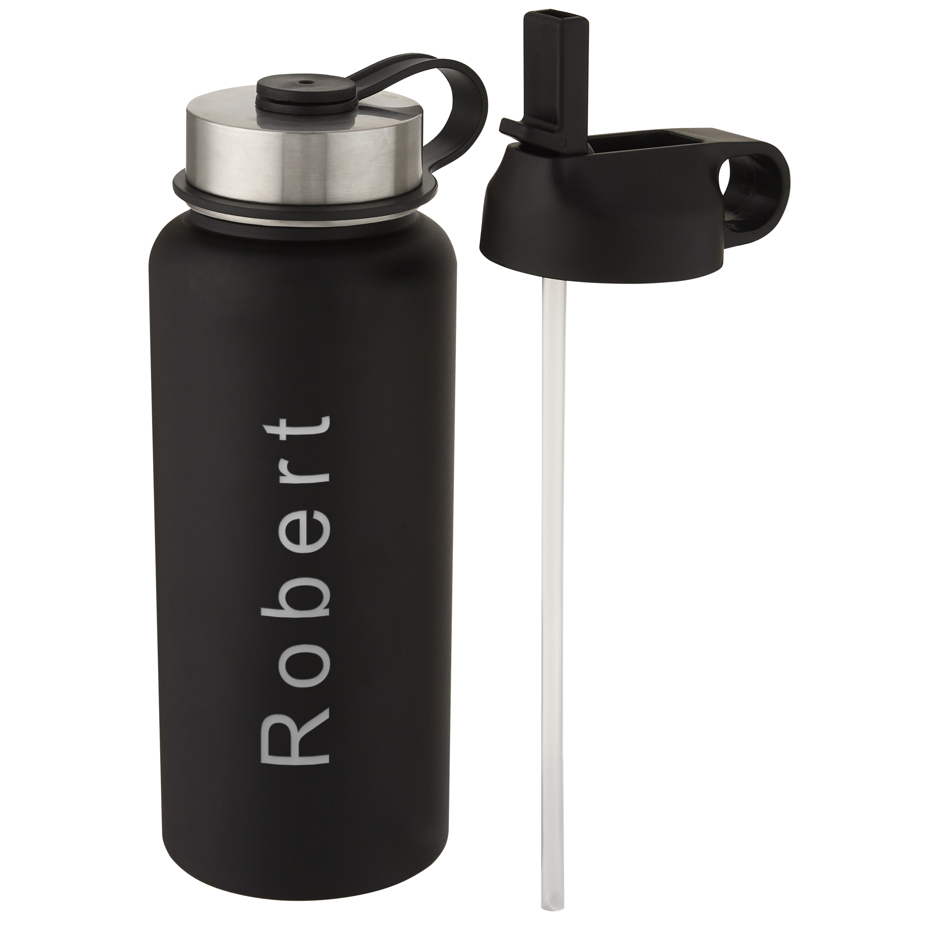 Dual Lid Copper Vacuum Insulated Sports Bottle