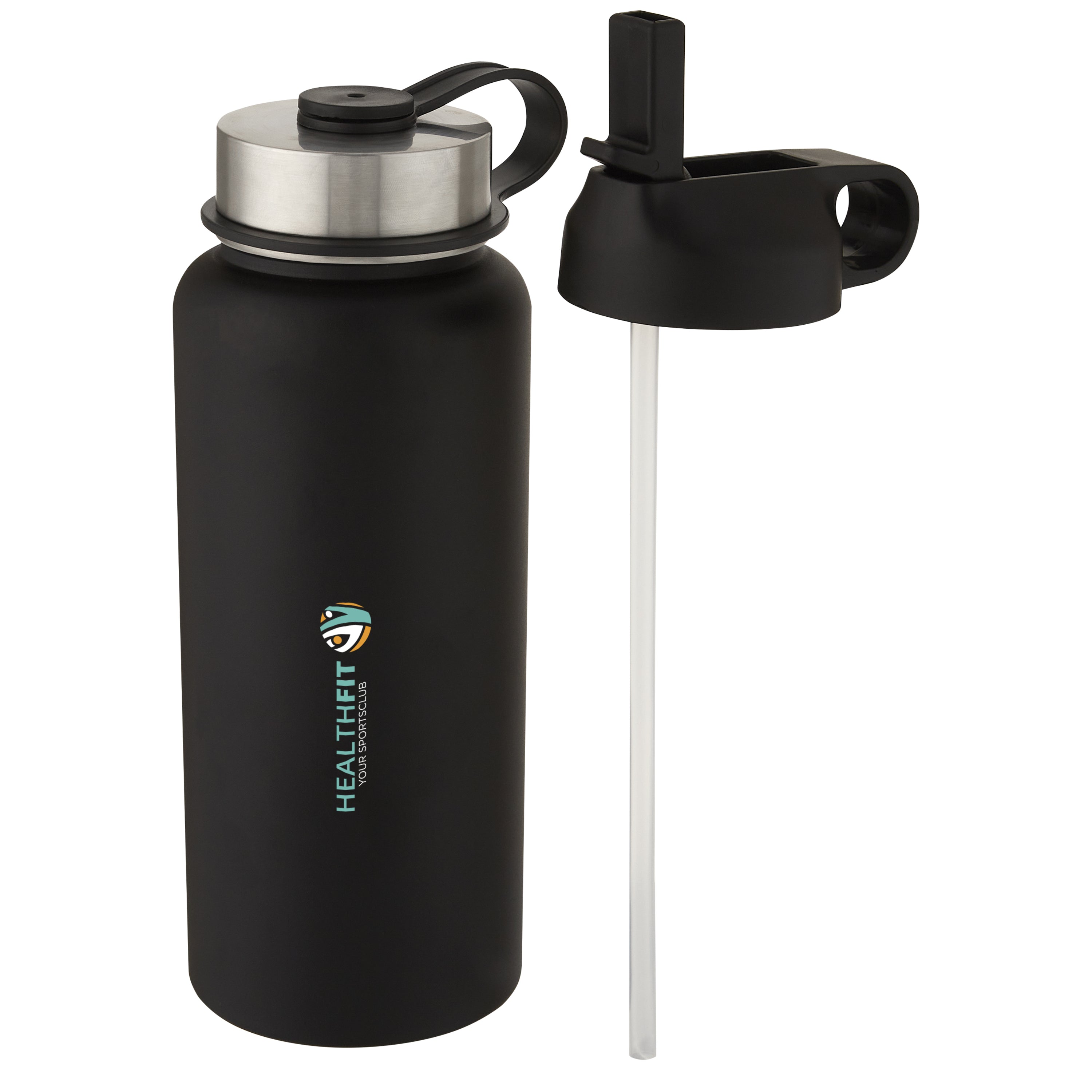 Dual Lid Copper Vacuum Insulated Sports Bottle