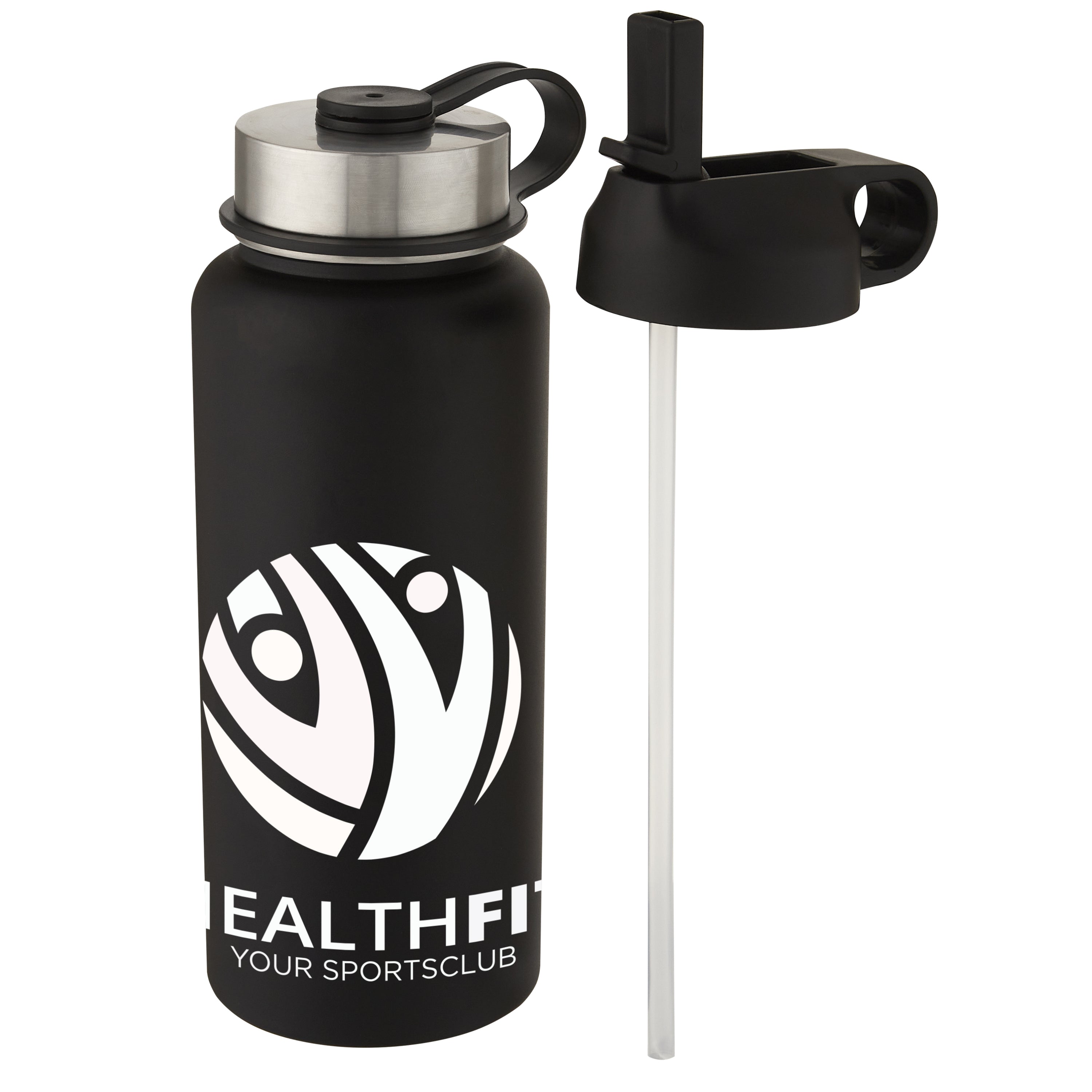 Dual Lid Copper Vacuum Insulated Sports Bottle