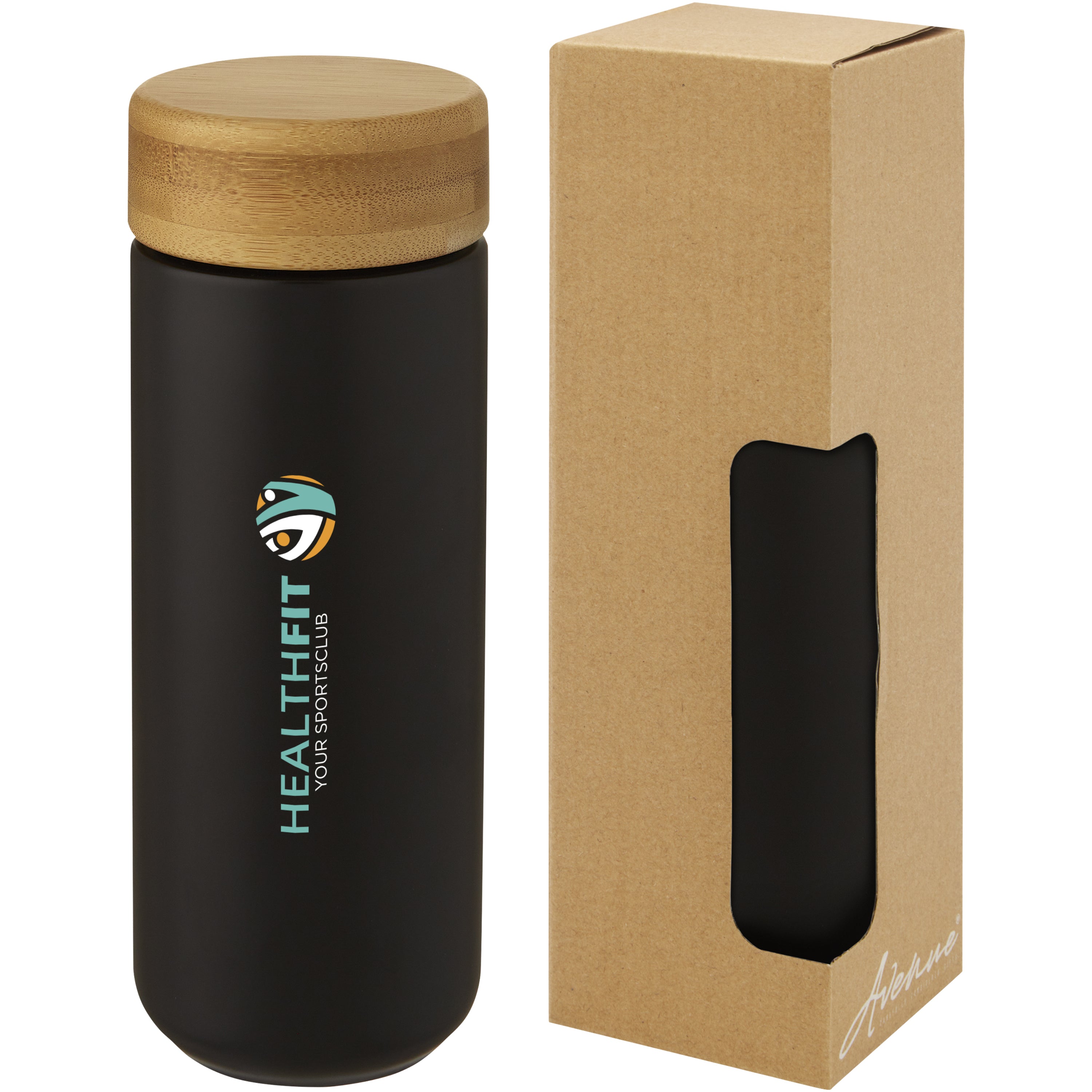 Lumi 300ml Bamboo Lid Ceramic Tumbler
