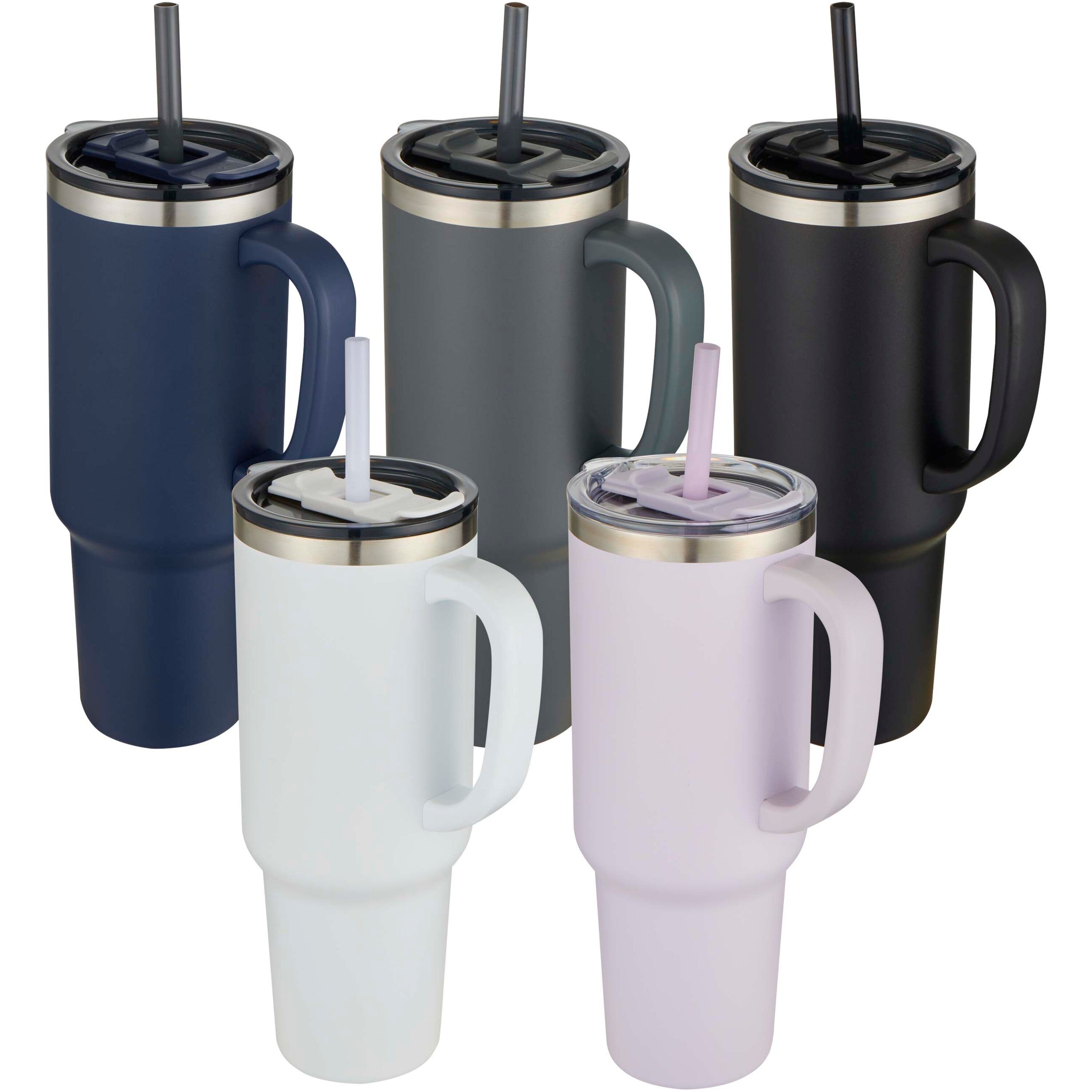 Sydney 1200ml Copper Vacuum Insulated Tumbler with Straw