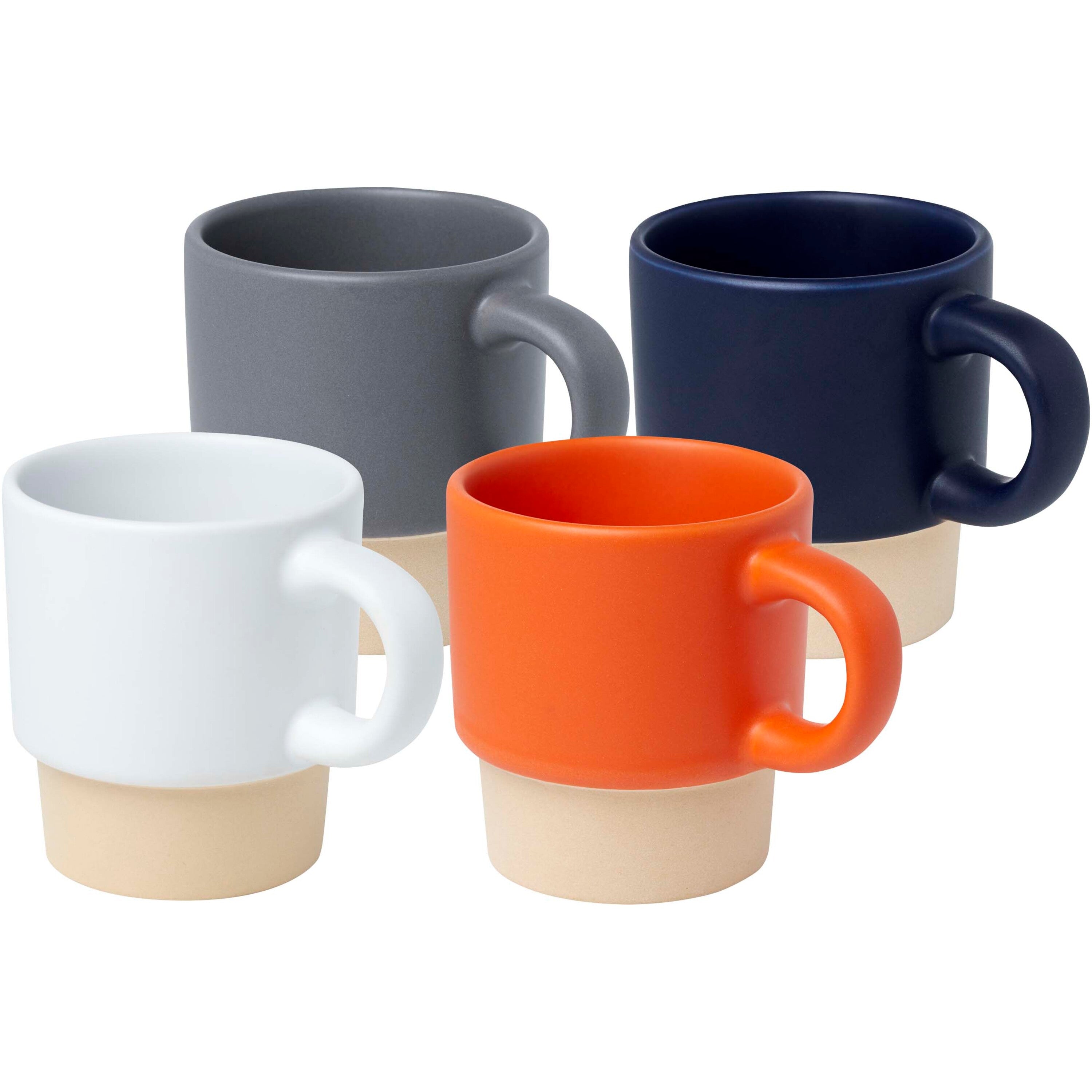 Stackable Expresso Cup with Clay Bottom