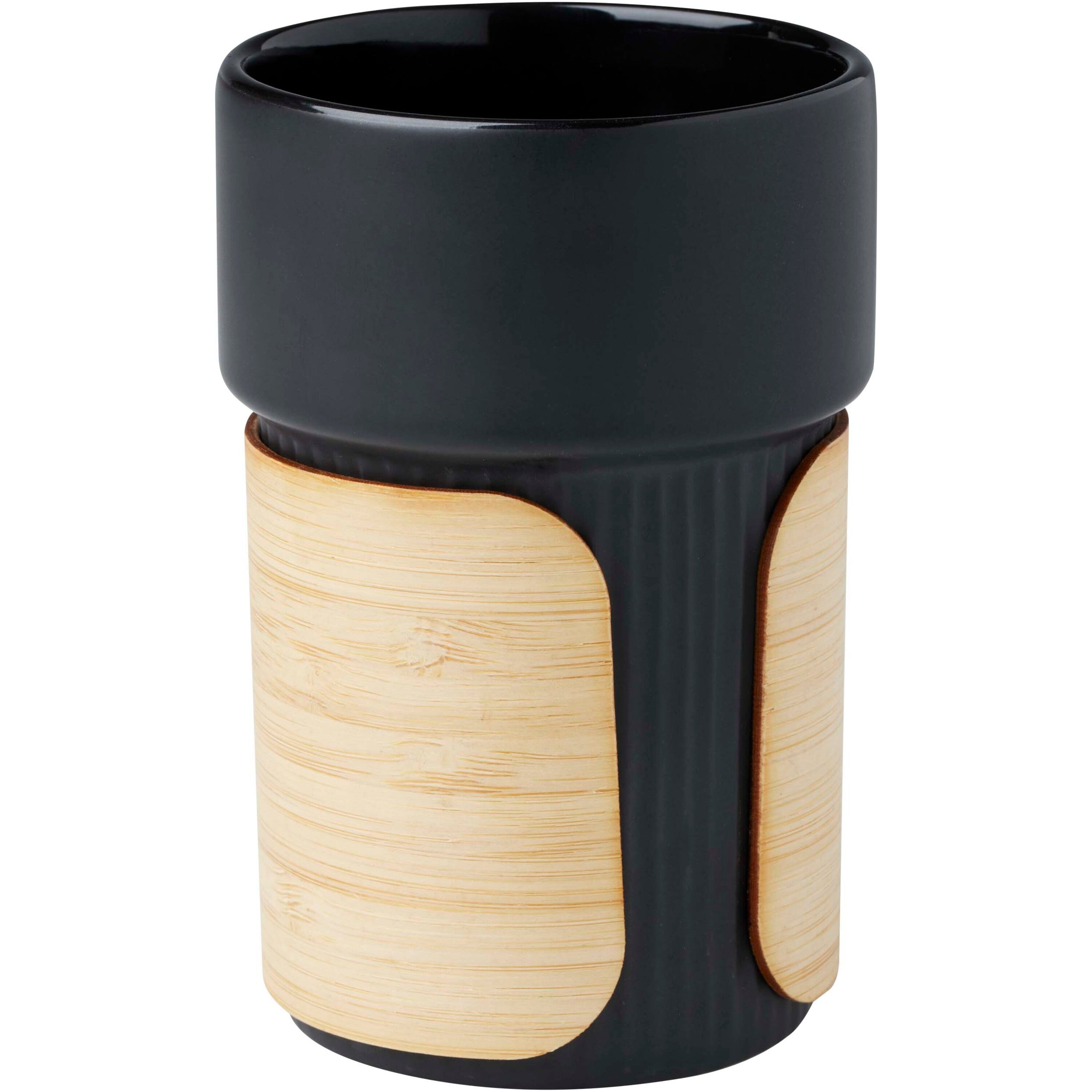Ceramic Tumbler with Bamboo Sleeve