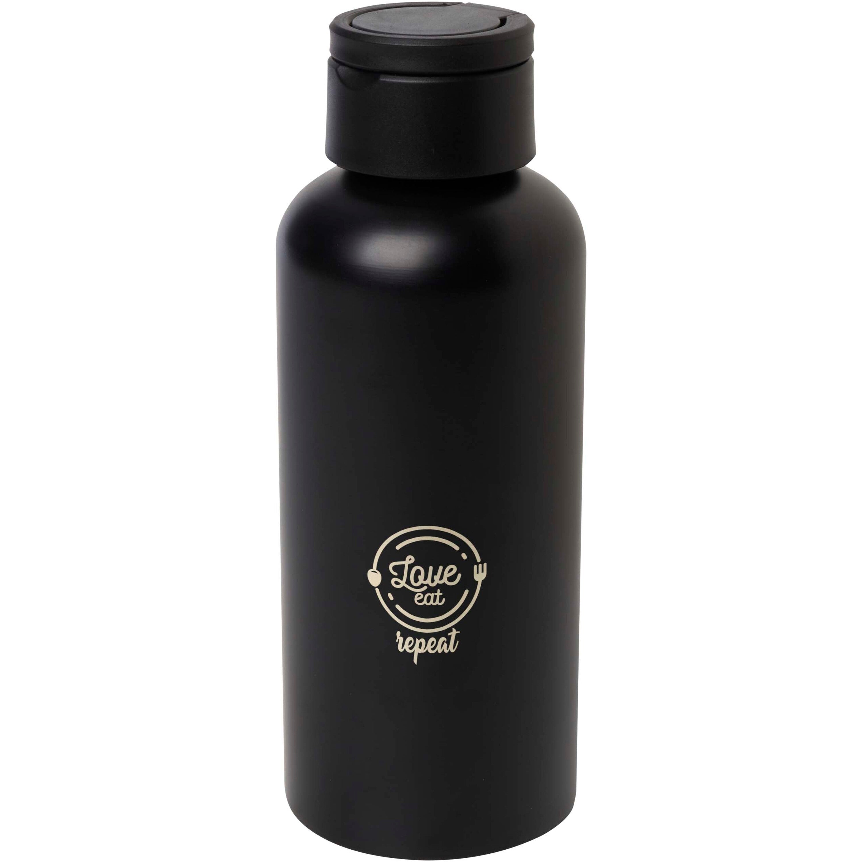 600ml Recycled Aluminium Water Bottle with Carry Lid