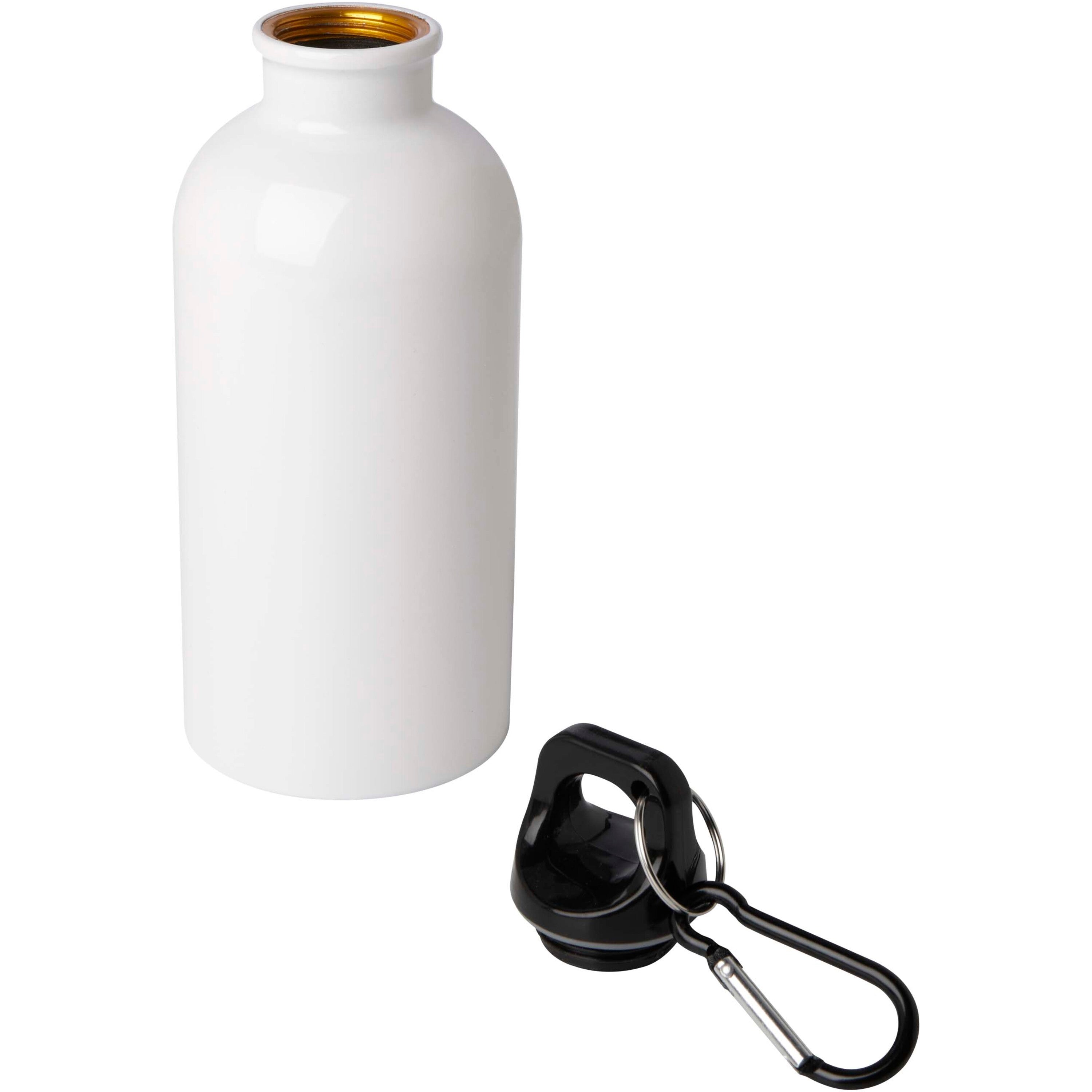 Upcycled Stainless Steel Water Bottle with Carabiner