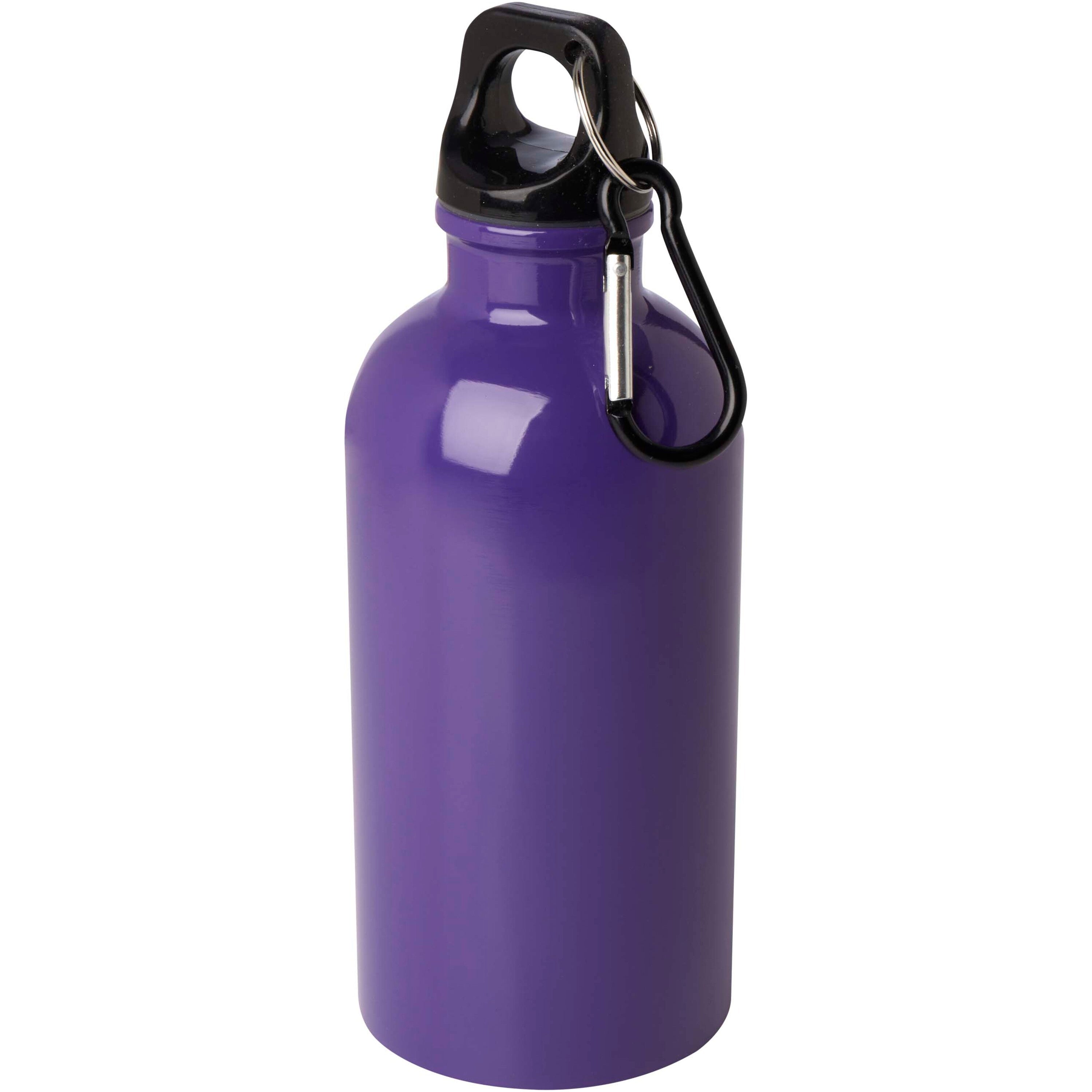 Upcycled Stainless Steel Water Bottle with Carabiner