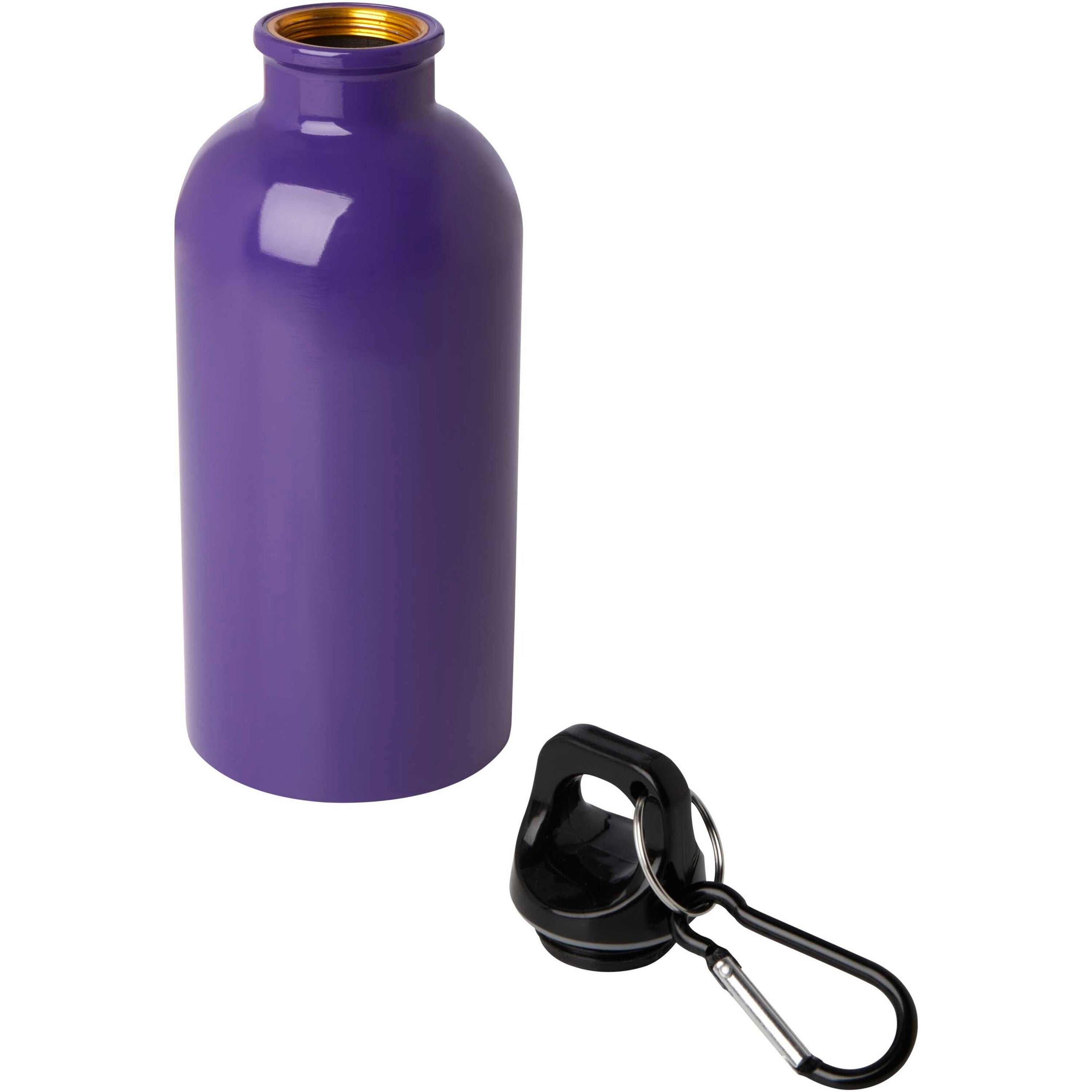 Upcycled Stainless Steel Water Bottle with Carabiner