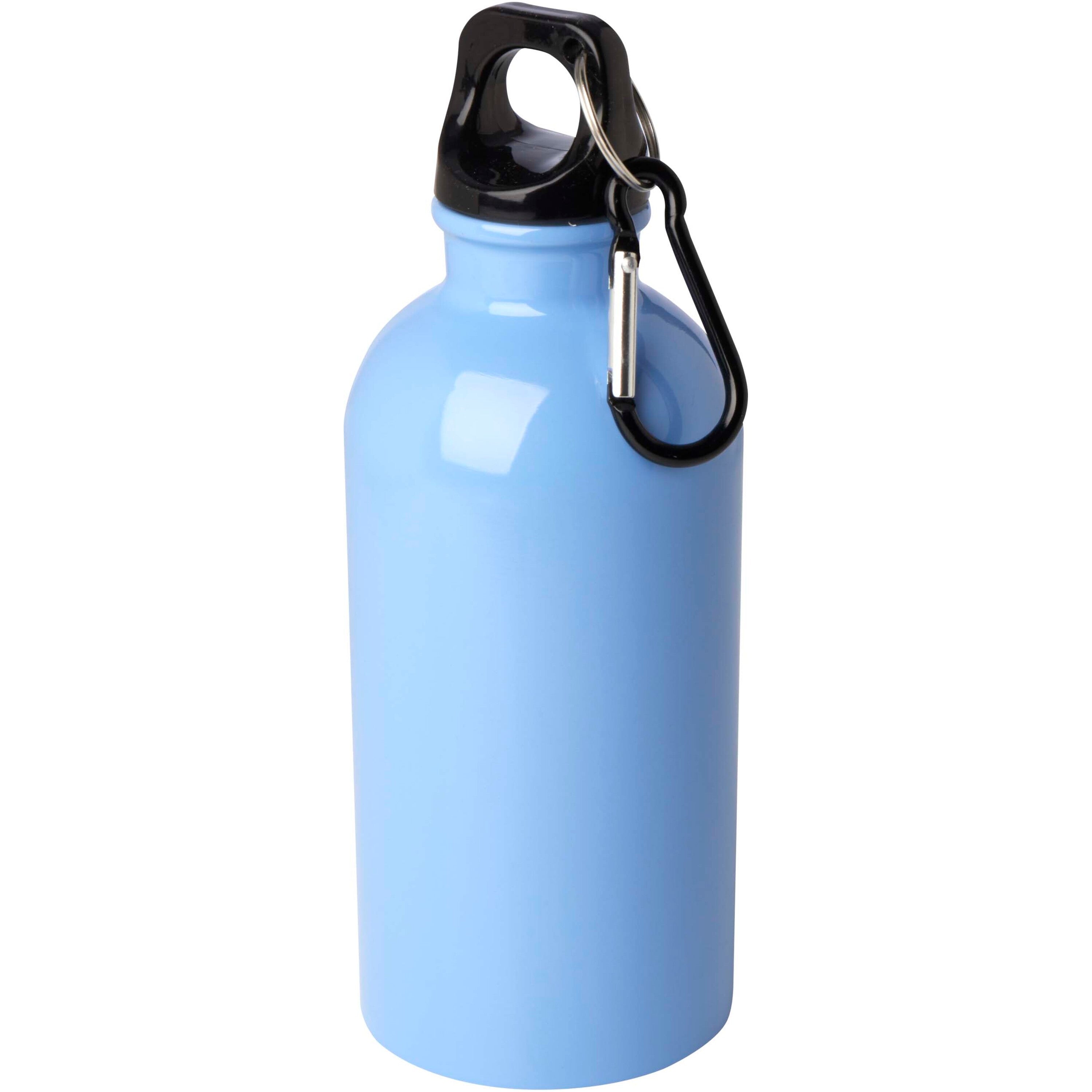 Upcycled Stainless Steel Water Bottle with Carabiner