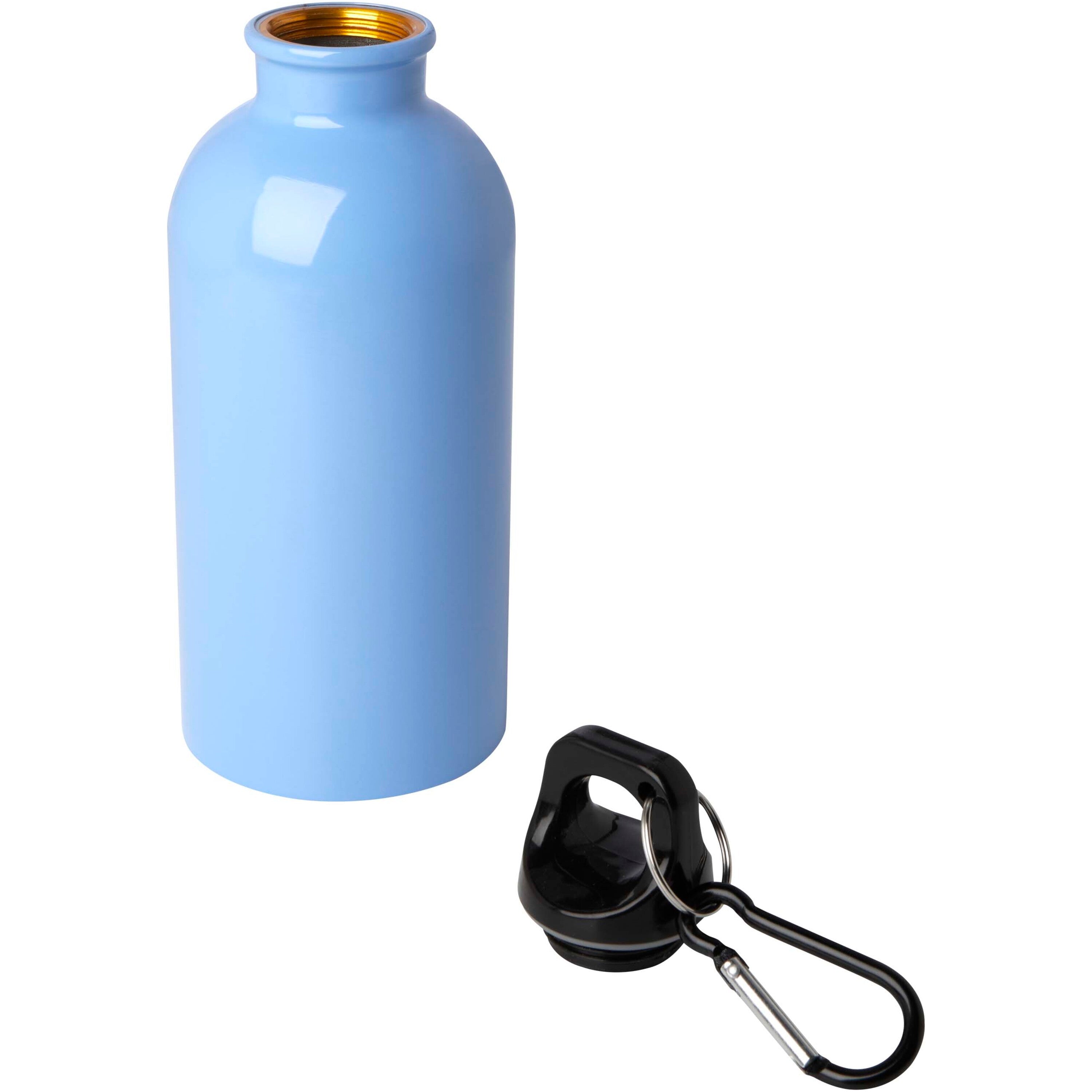 Upcycled Stainless Steel Water Bottle with Carabiner