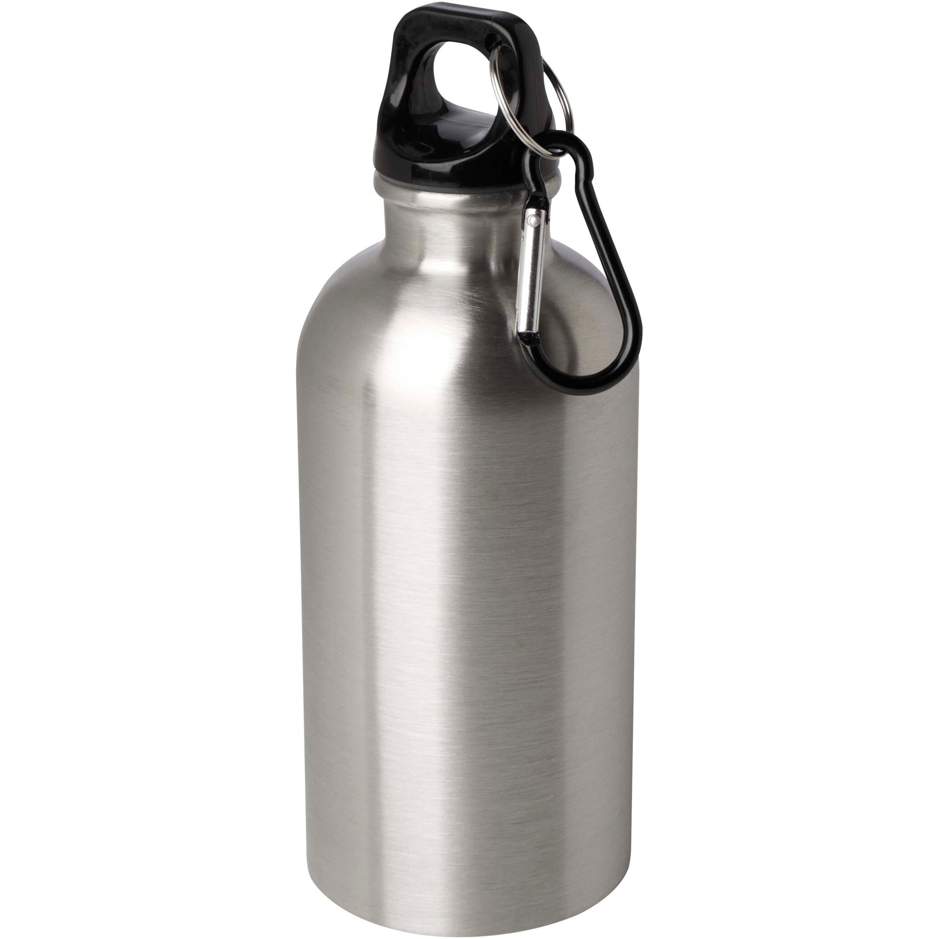 Upcycled Stainless Steel Water Bottle with Carabiner