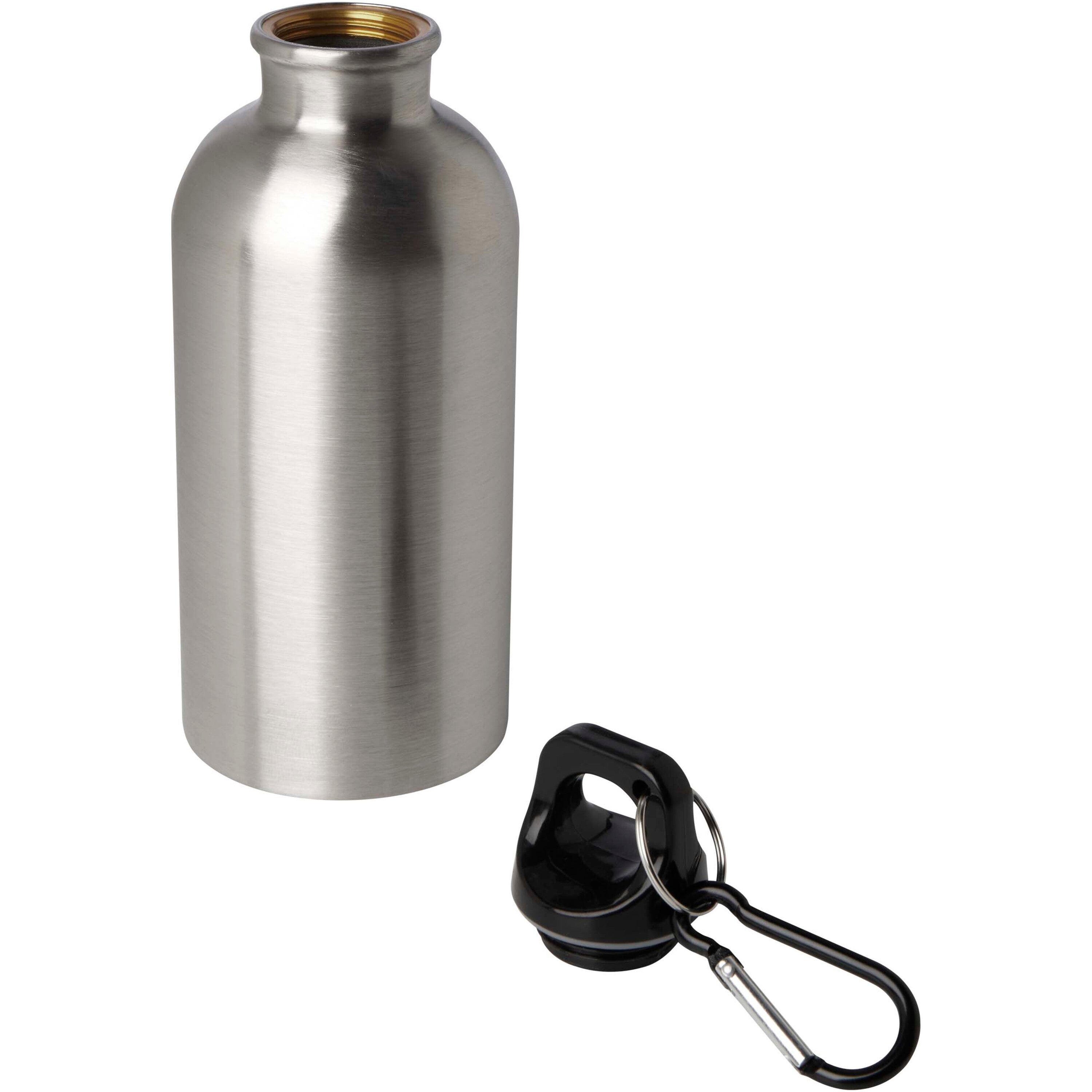 Upcycled Stainless Steel Water Bottle with Carabiner