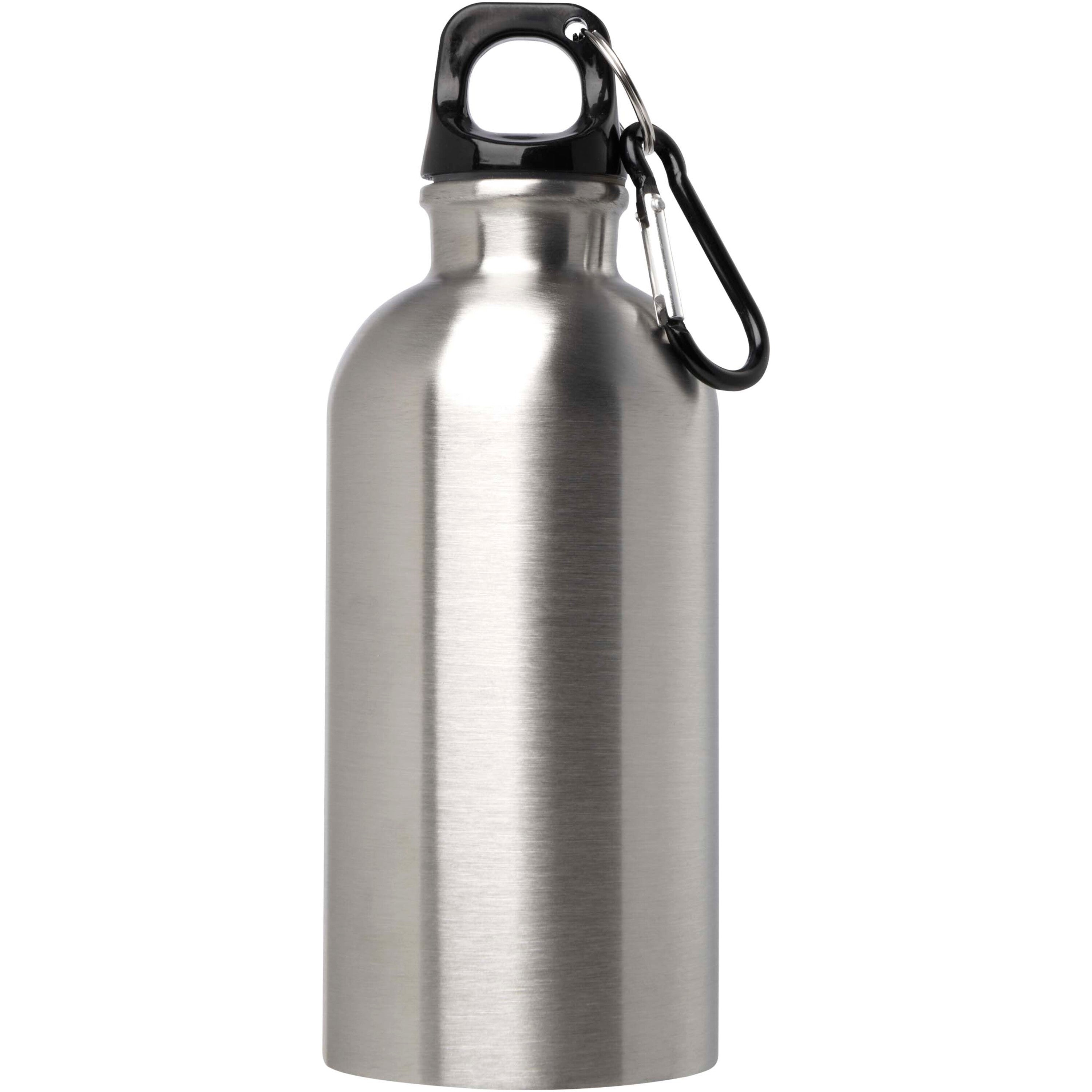 Upcycled Stainless Steel Water Bottle with Carabiner