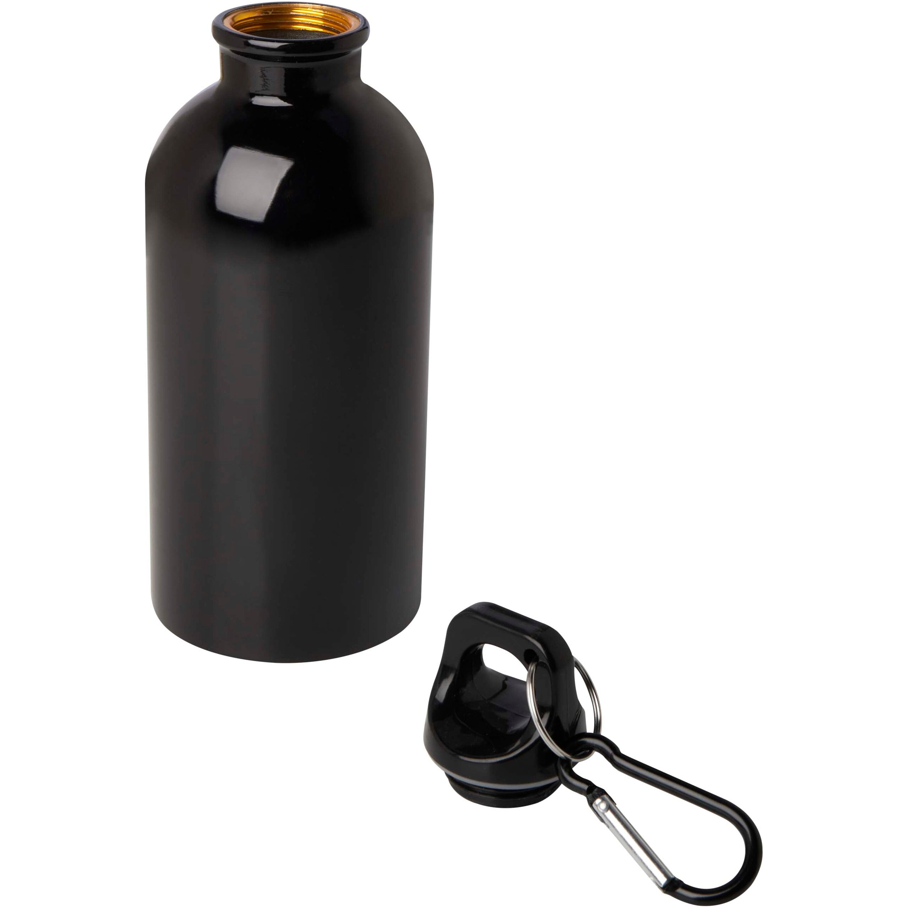 Upcycled Stainless Steel Water Bottle with Carabiner