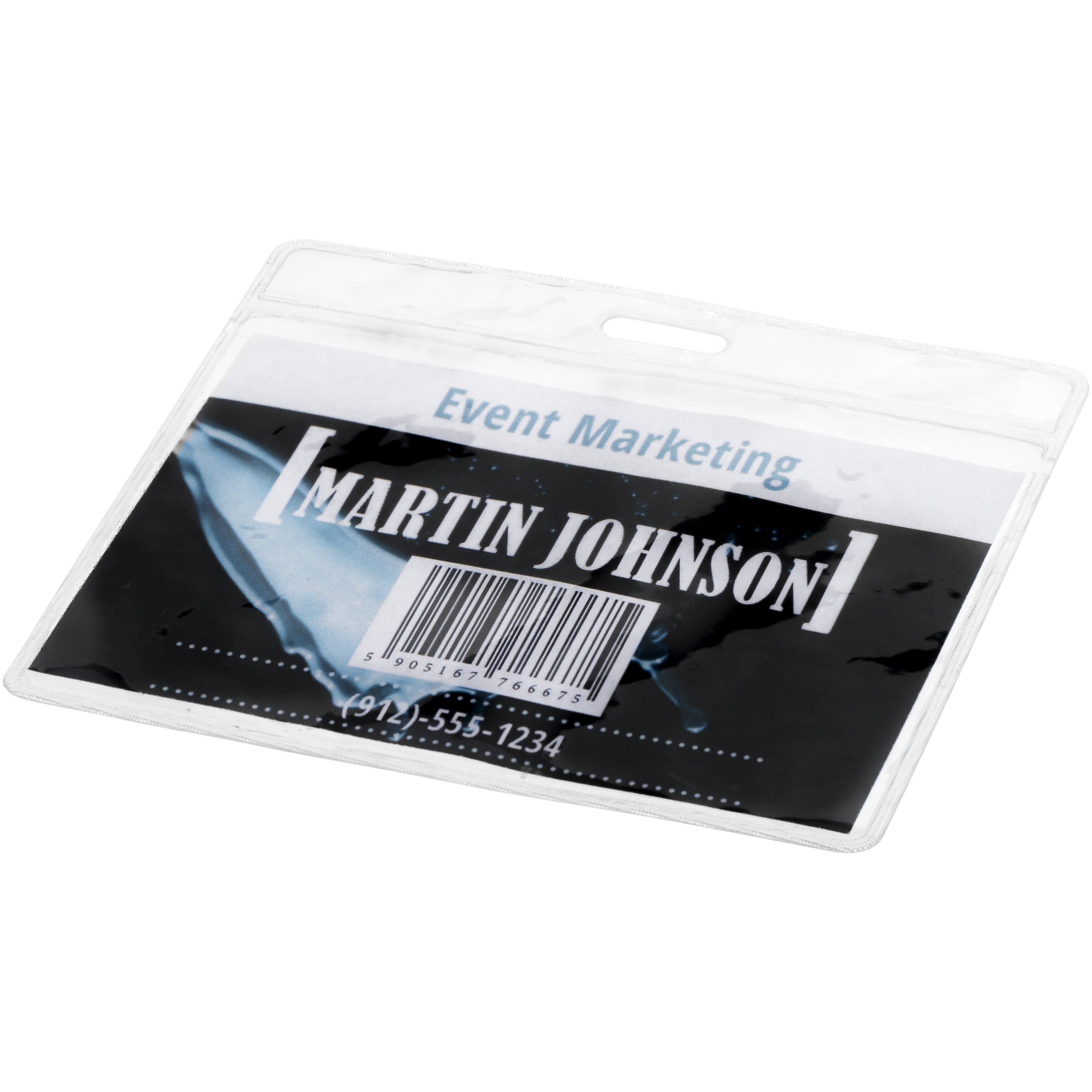Serge Transparent Badge Holder