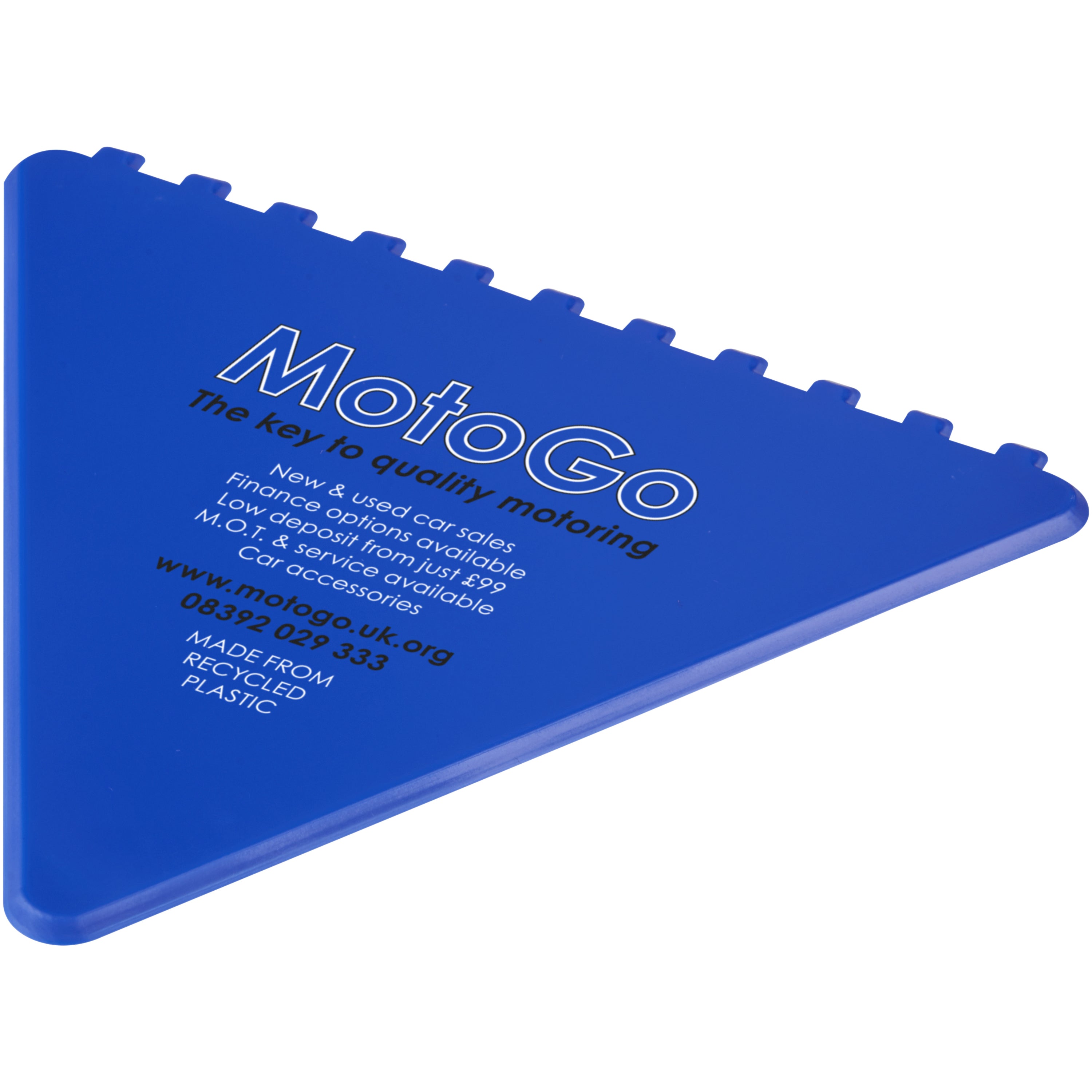Triangular Recycled Plastic Ice Scraper