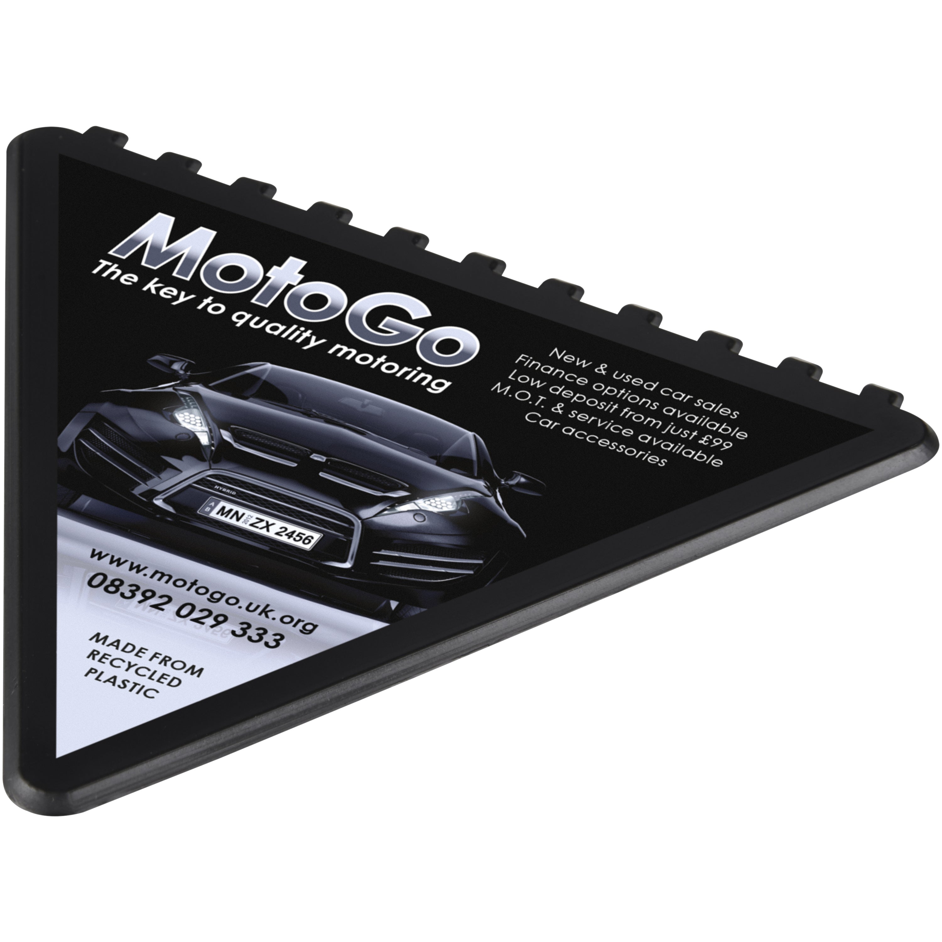 Triangular Recycled Plastic Ice Scraper
