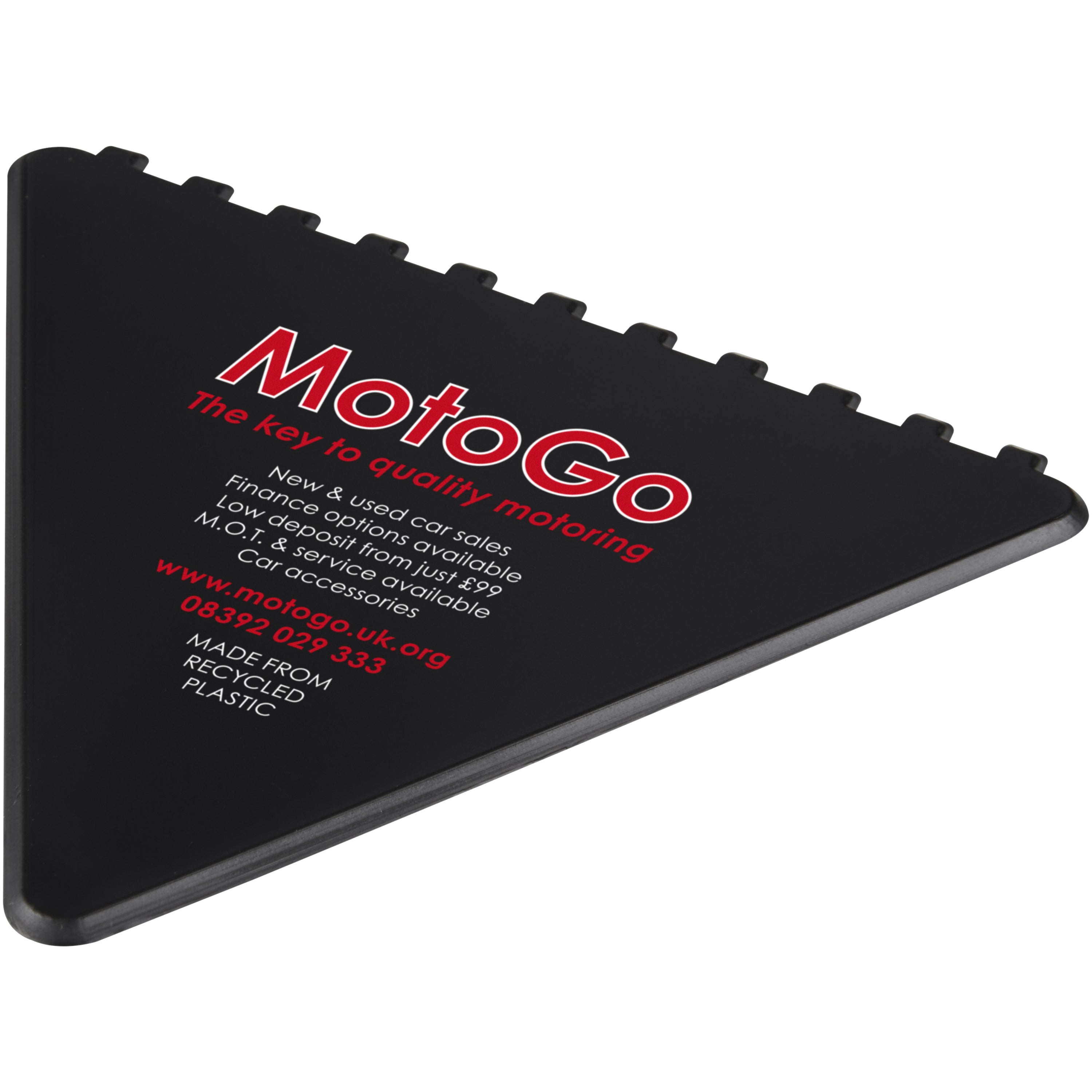 Triangular Recycled Plastic Ice Scraper