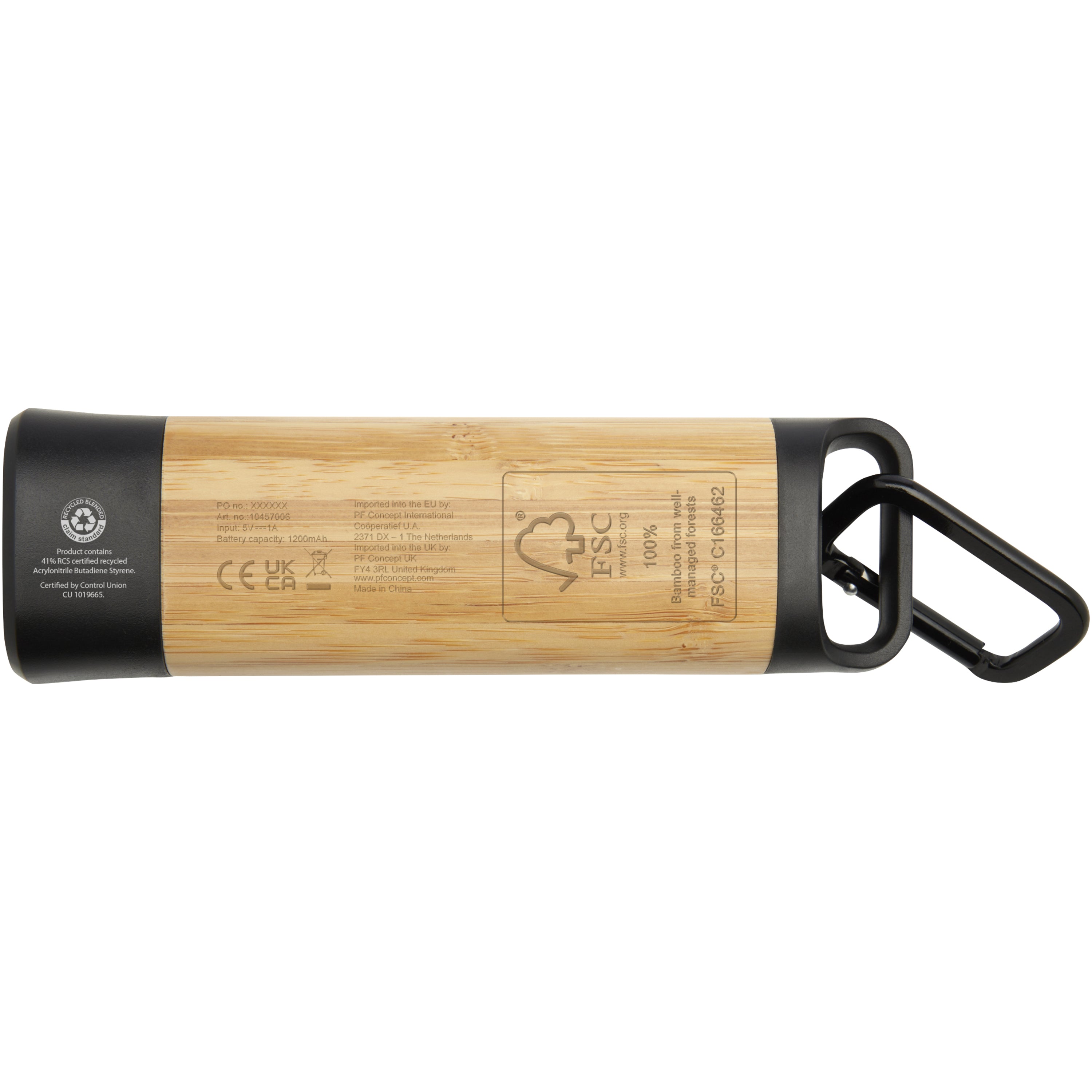 Bamboo Torch with Carabiner