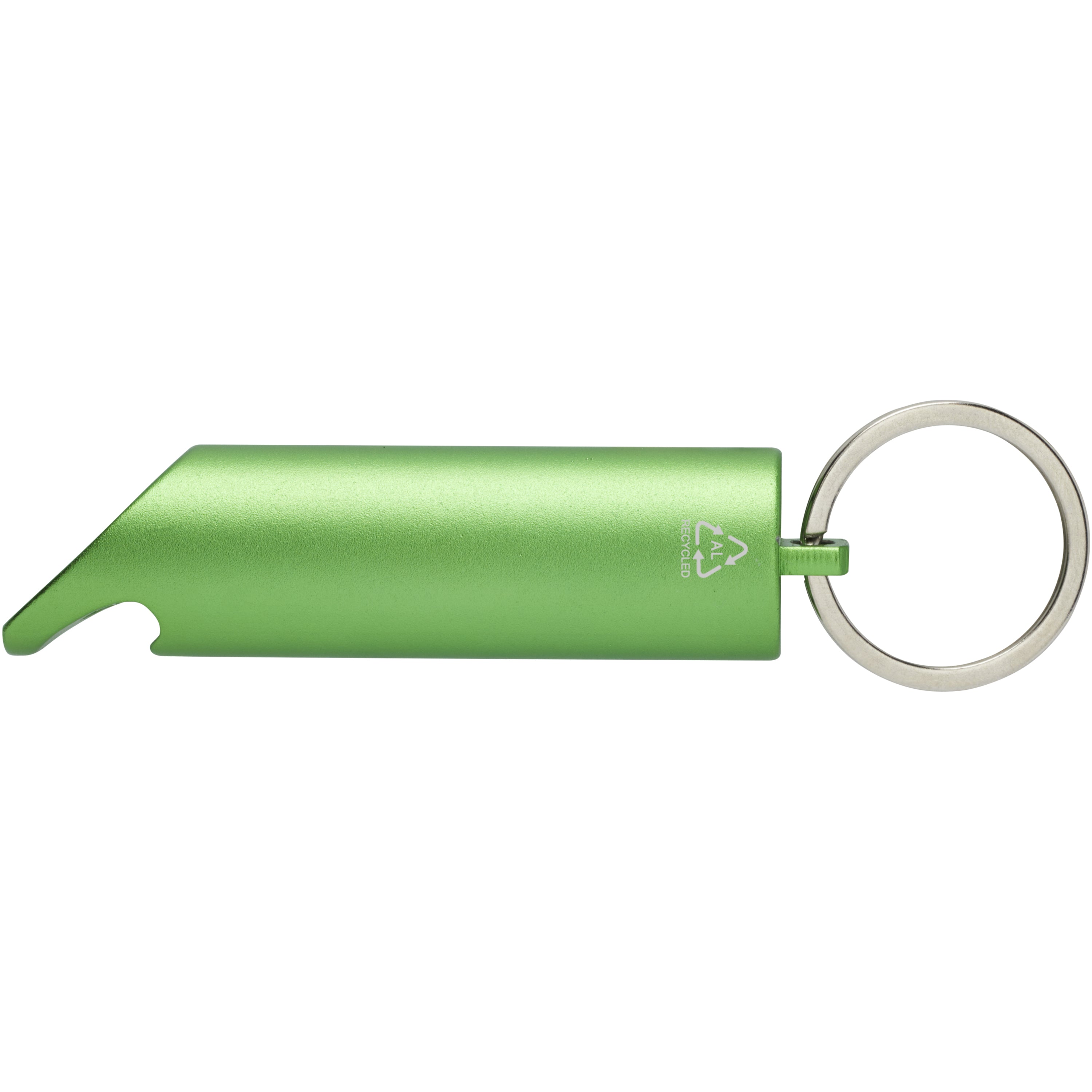 Recycled Aluminium LED Light and Bottle Opener Keyring