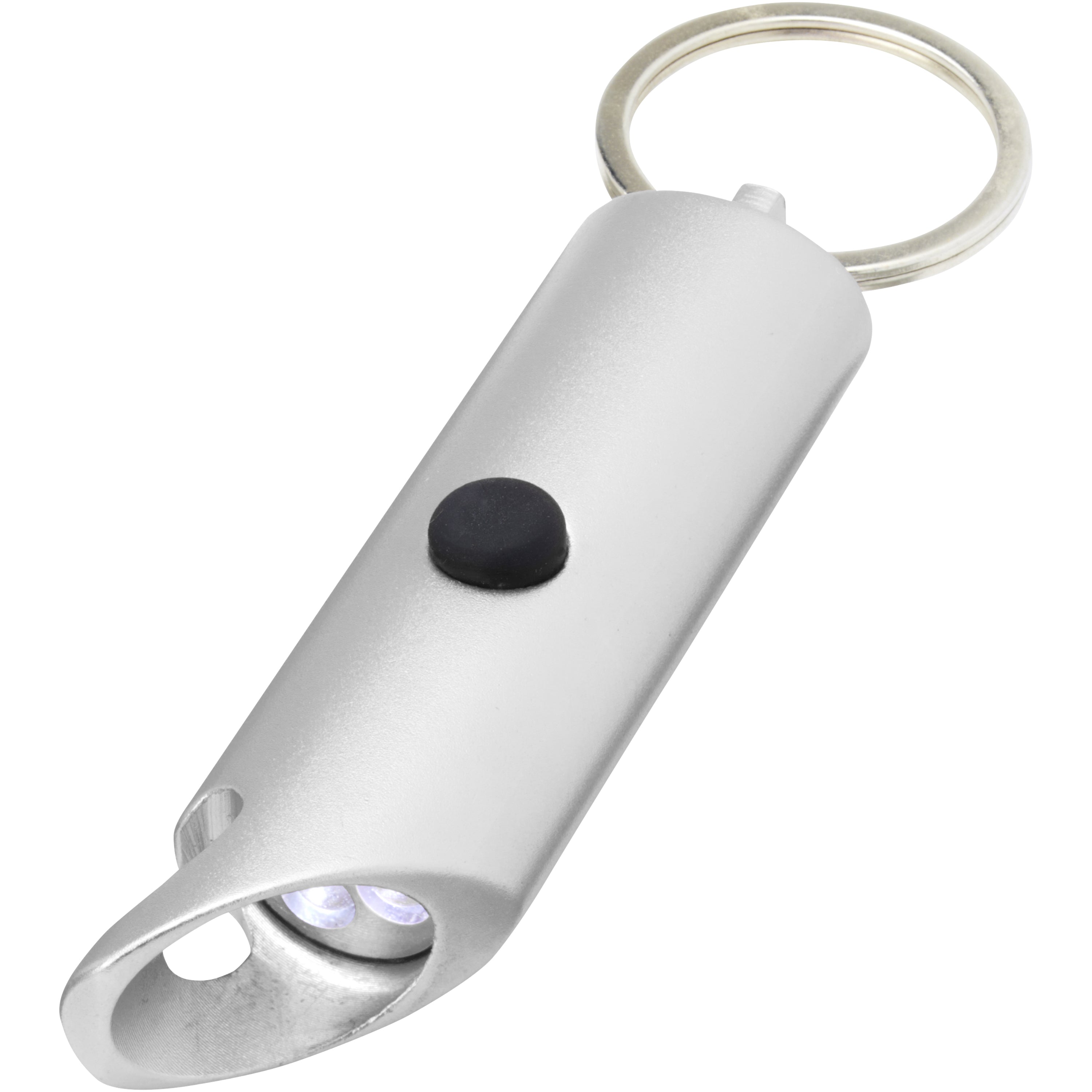 Recycled Aluminium LED Light and Bottle Opener Keyring