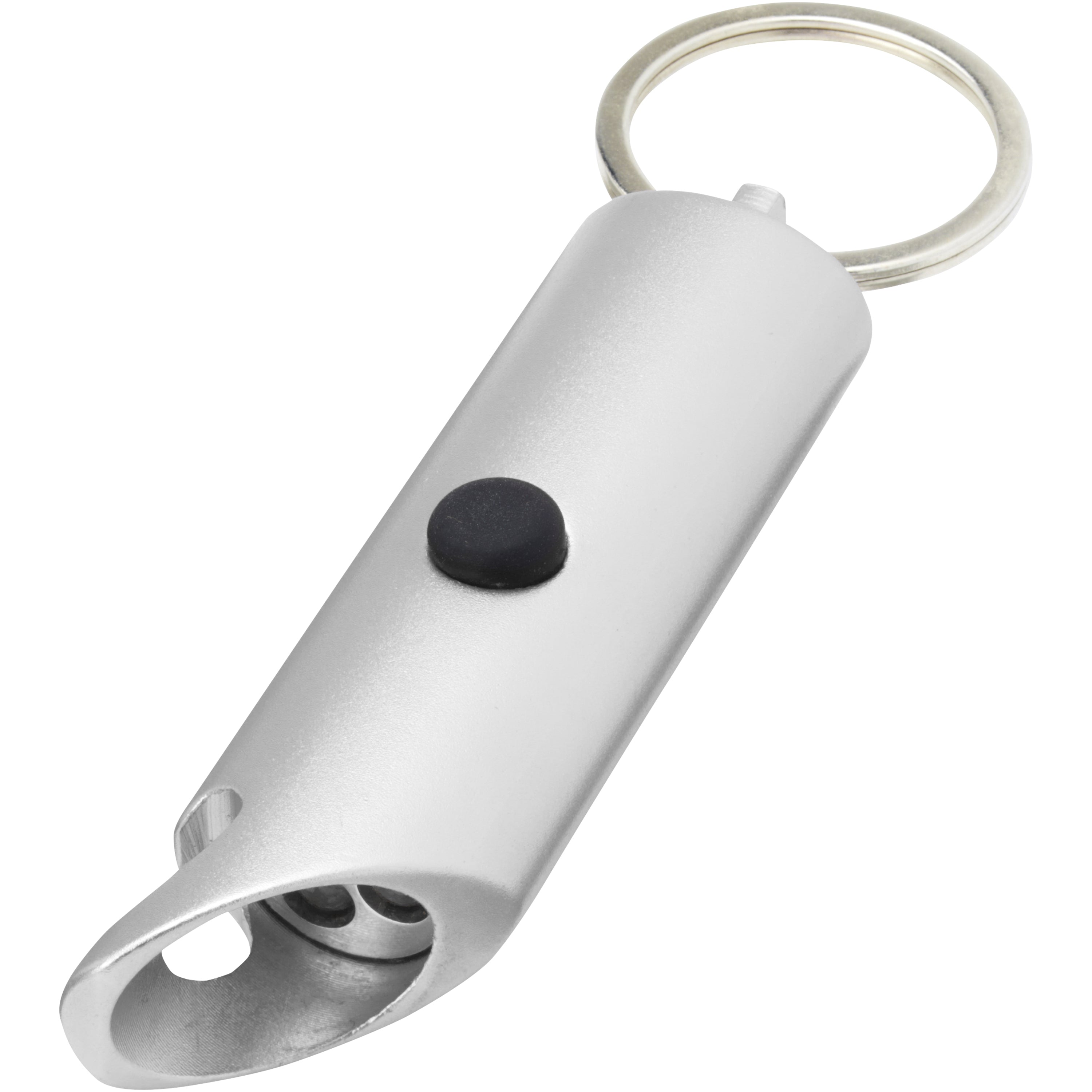 Recycled Aluminium LED Light and Bottle Opener Keyring