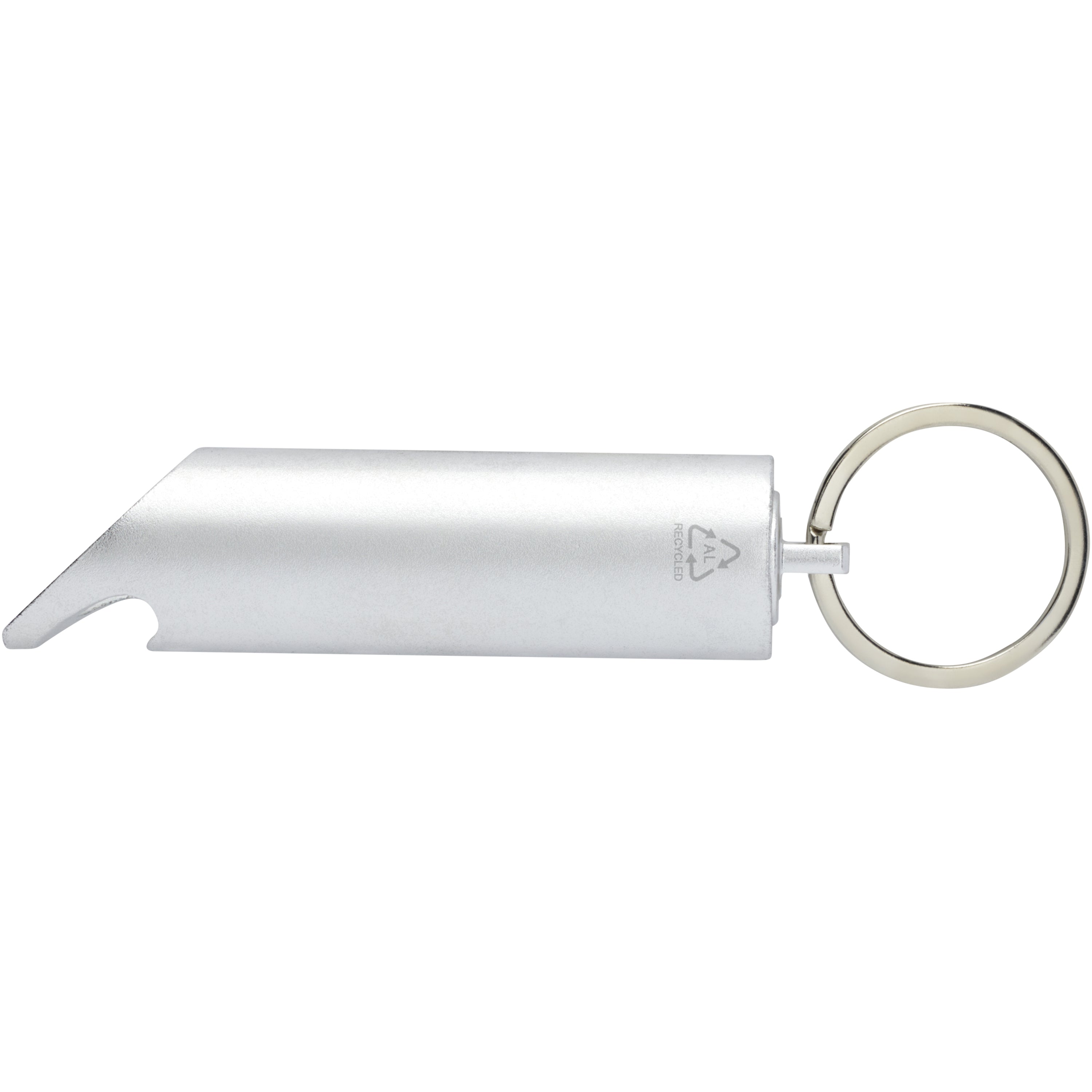 Recycled Aluminium LED Light and Bottle Opener Keyring