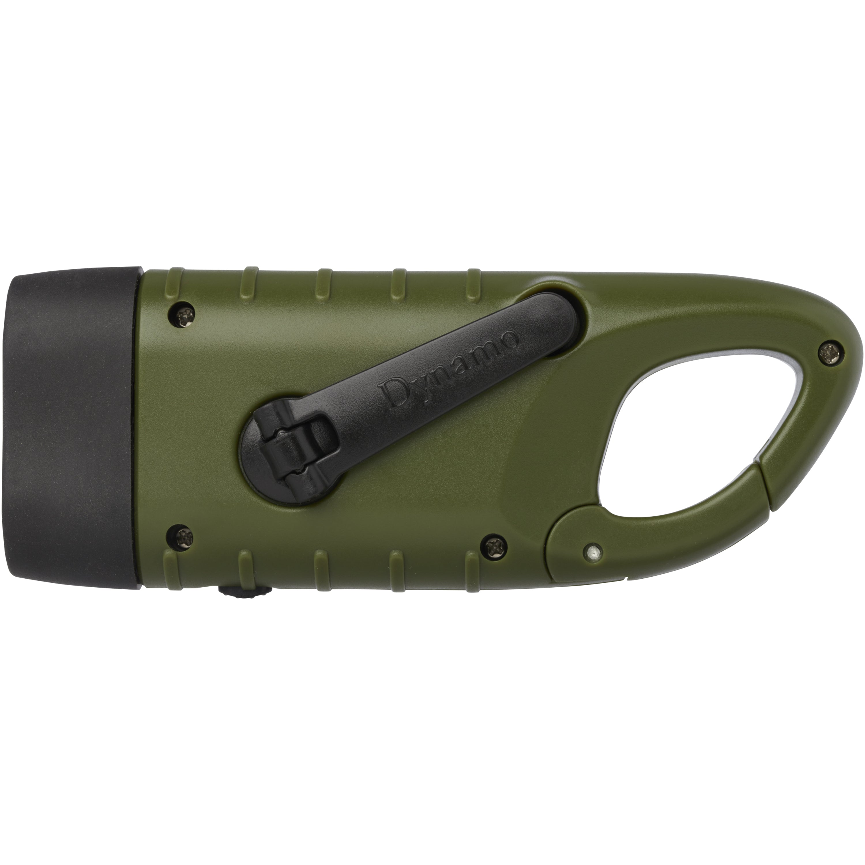 Recycled Plastic Solar Dynamo Torch and Carabiner