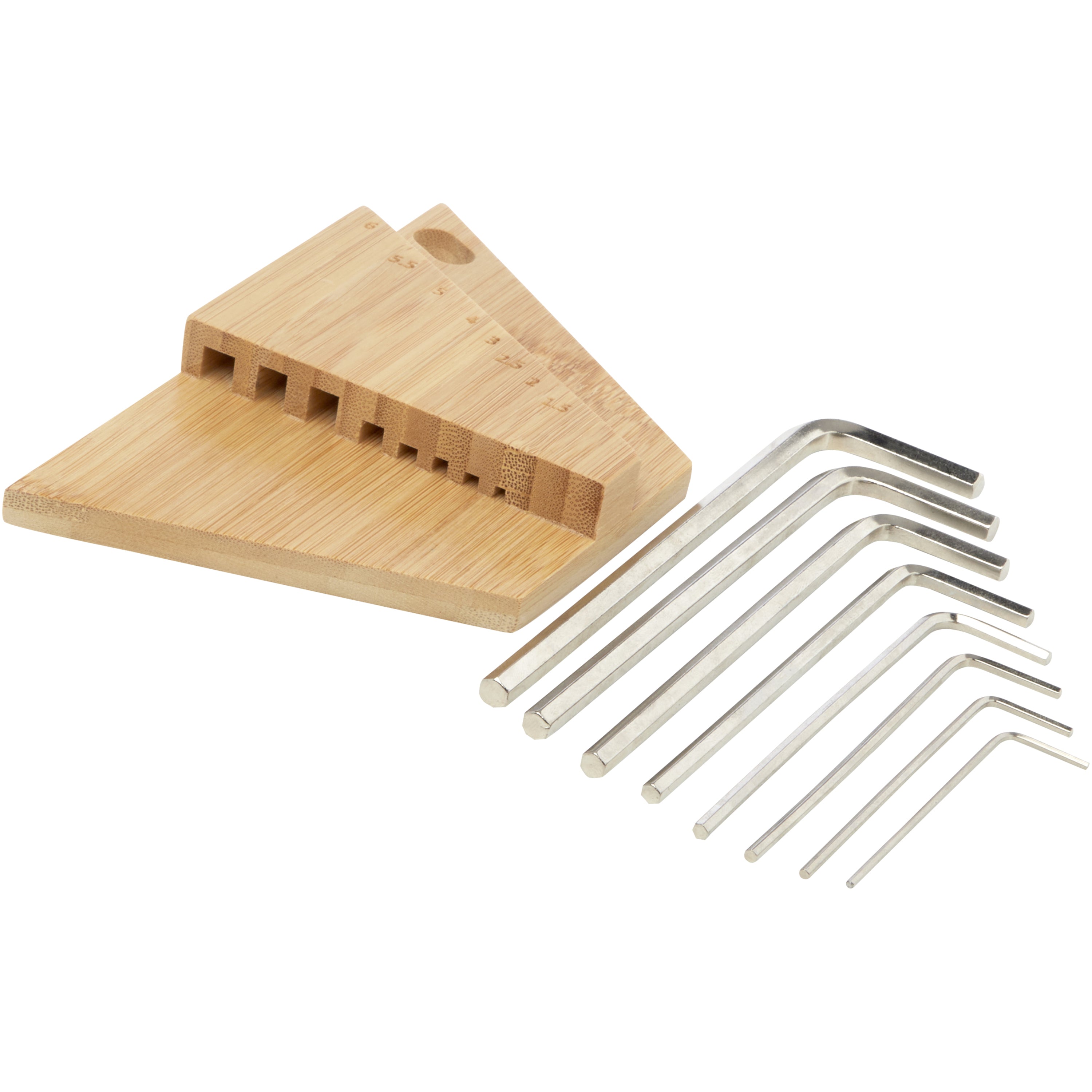 Allen Bamboo Hex Key Tool Set