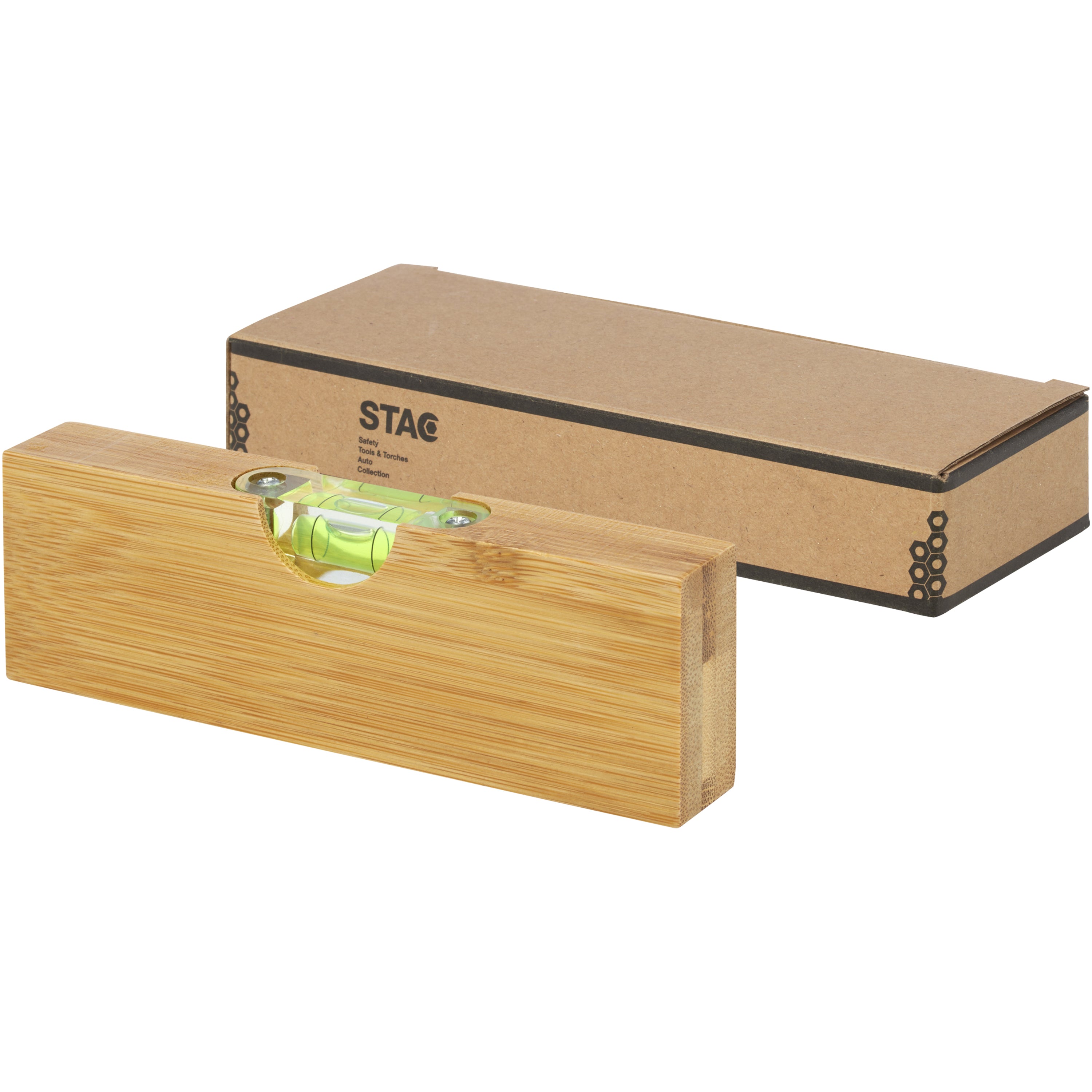 Bamboo Spirit Level and Bottle Opener